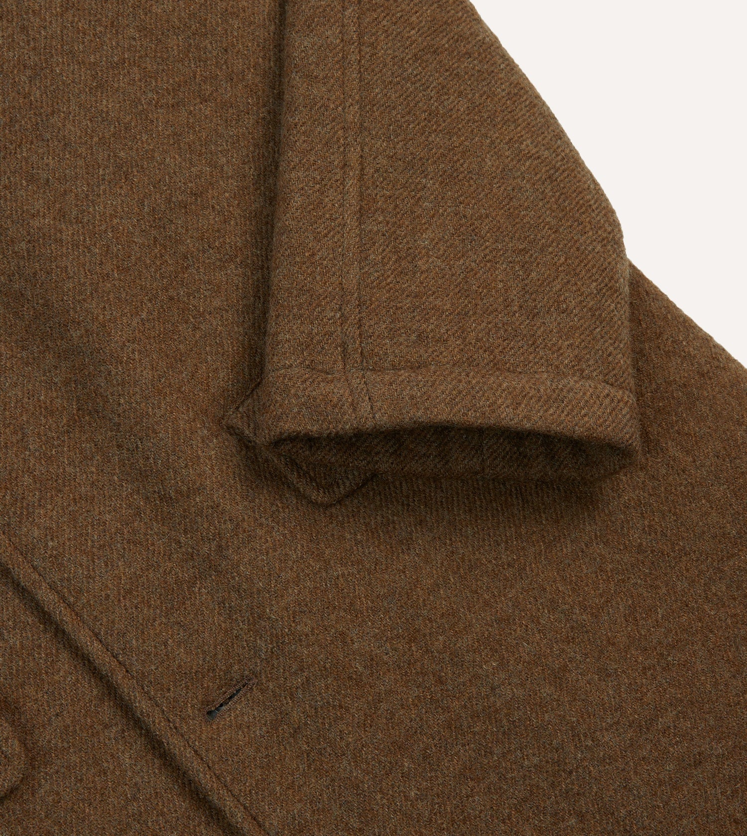 Brown Wool Car Coat
