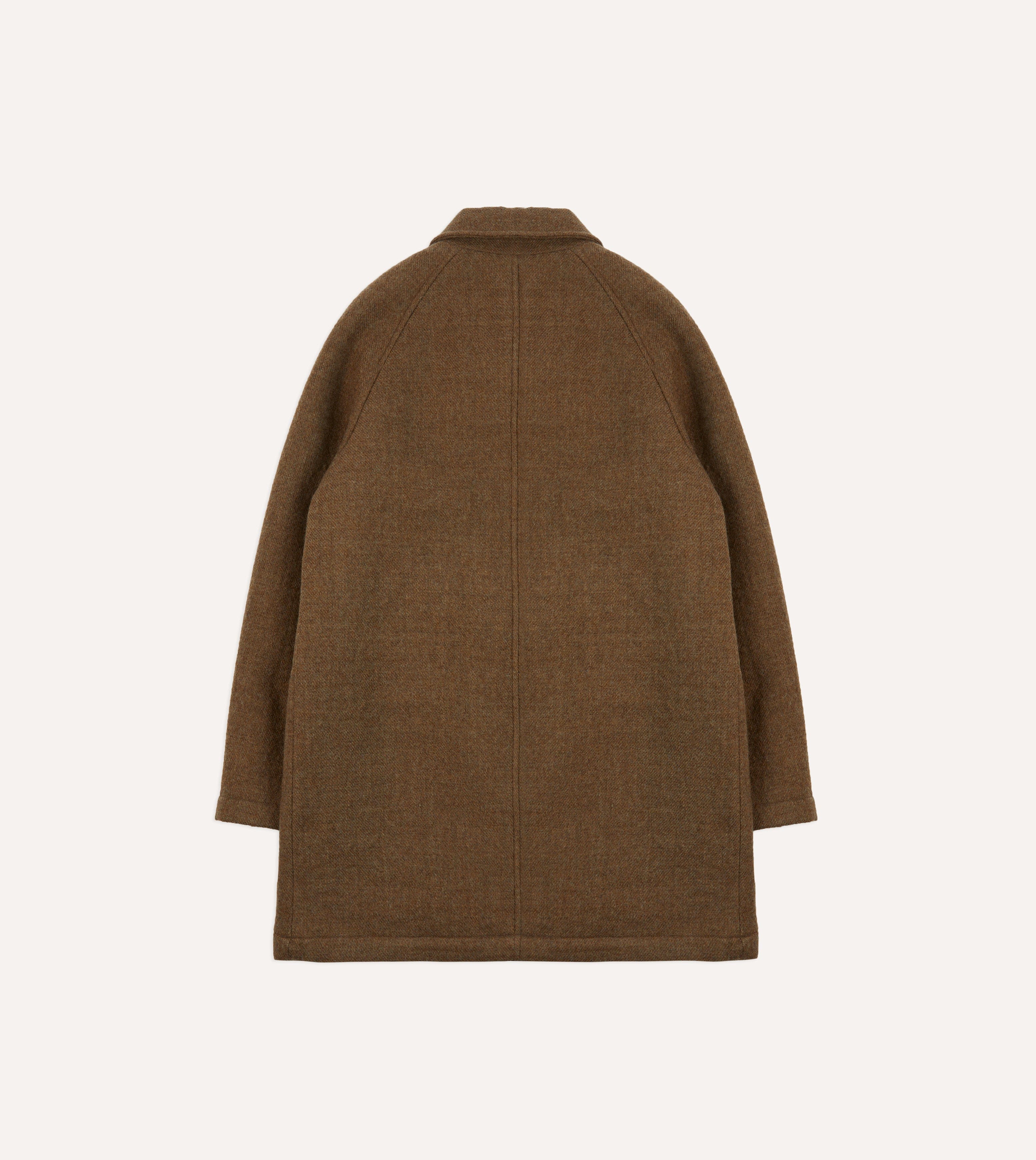 Brown Wool Car Coat