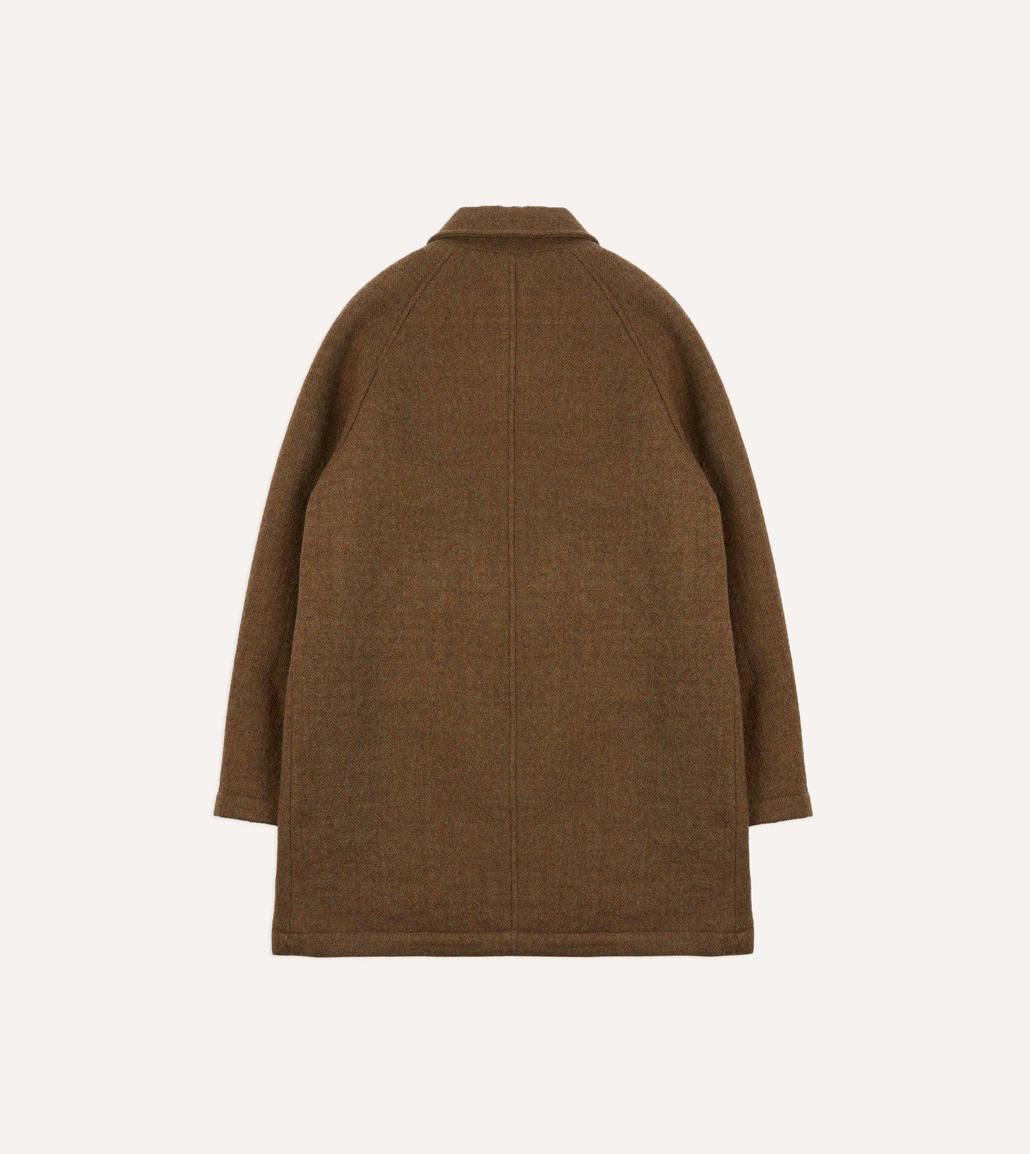 Brown Wool Car Coat