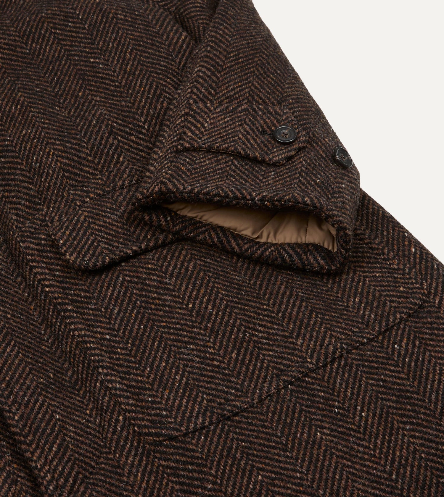 Drake's by Nanga Quilted Raglan Coat