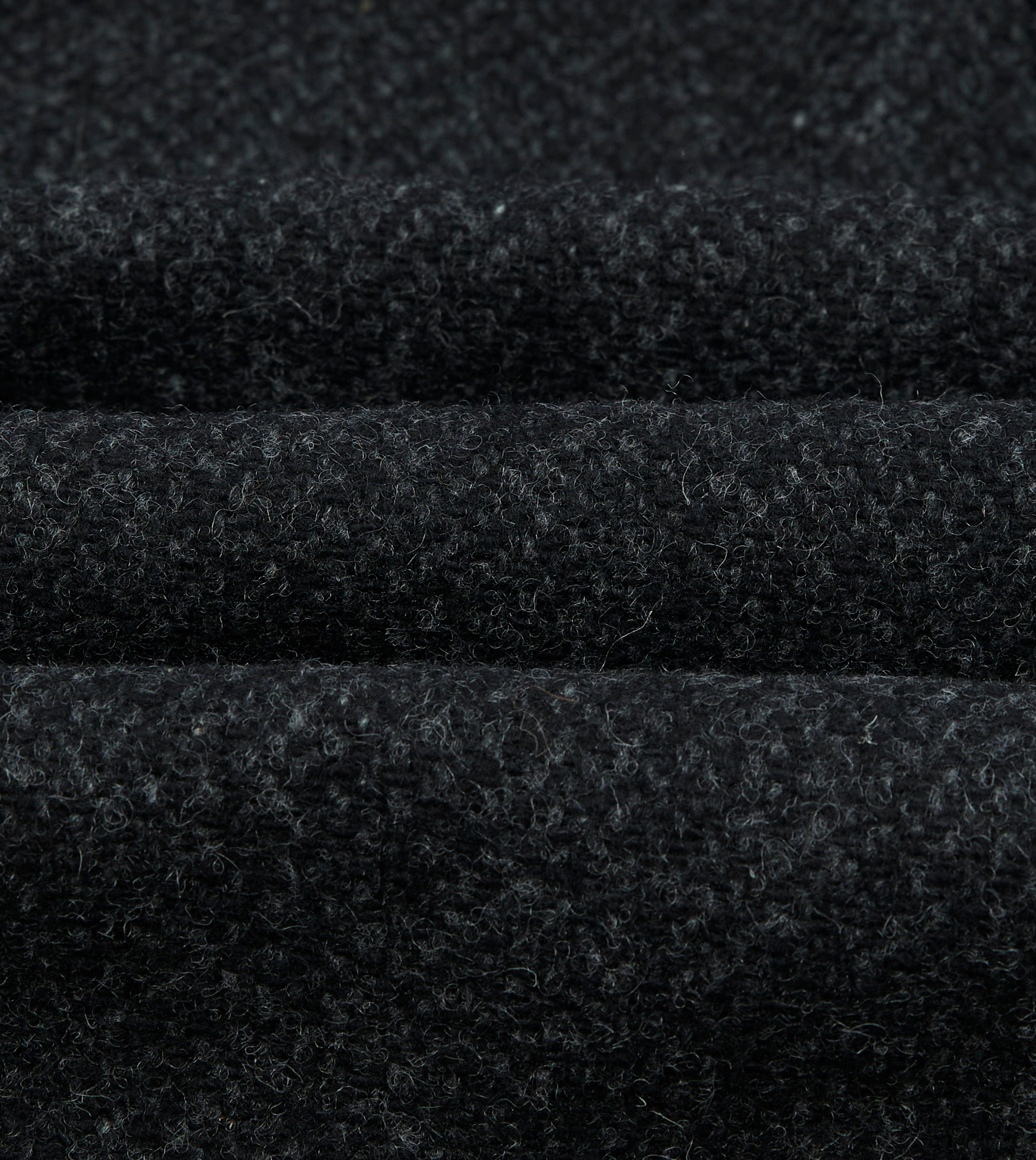 Drake's by A. Levine Black Wool Raglan Overcoat