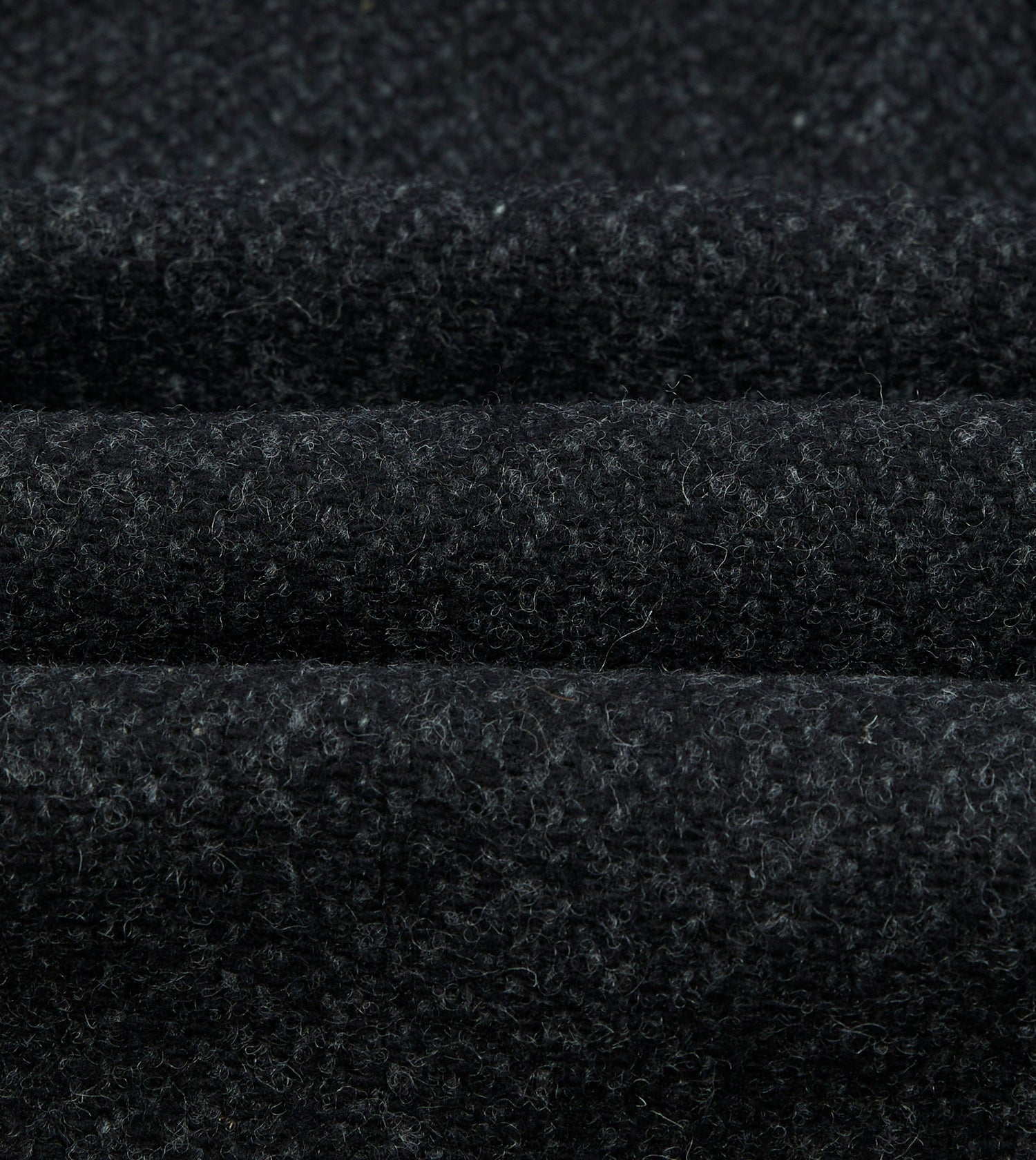 Drake's by A. Levine Black Wool Raglan Overcoat