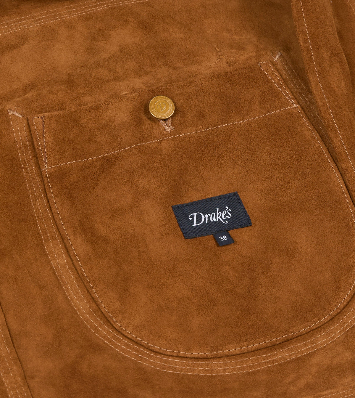 Snuff Suede Raglan Work Coat