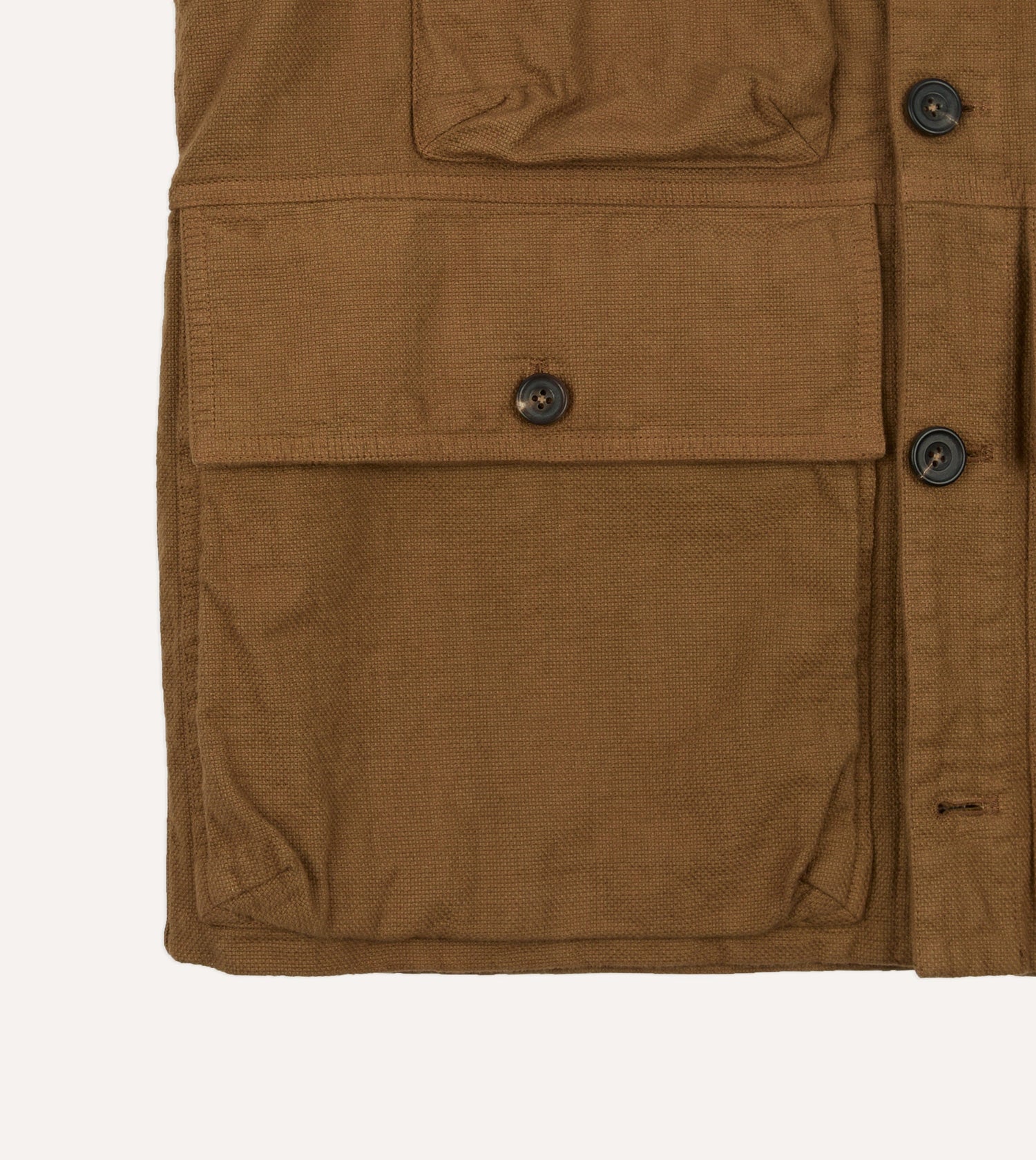 Tobacco Cotton Utility Vest