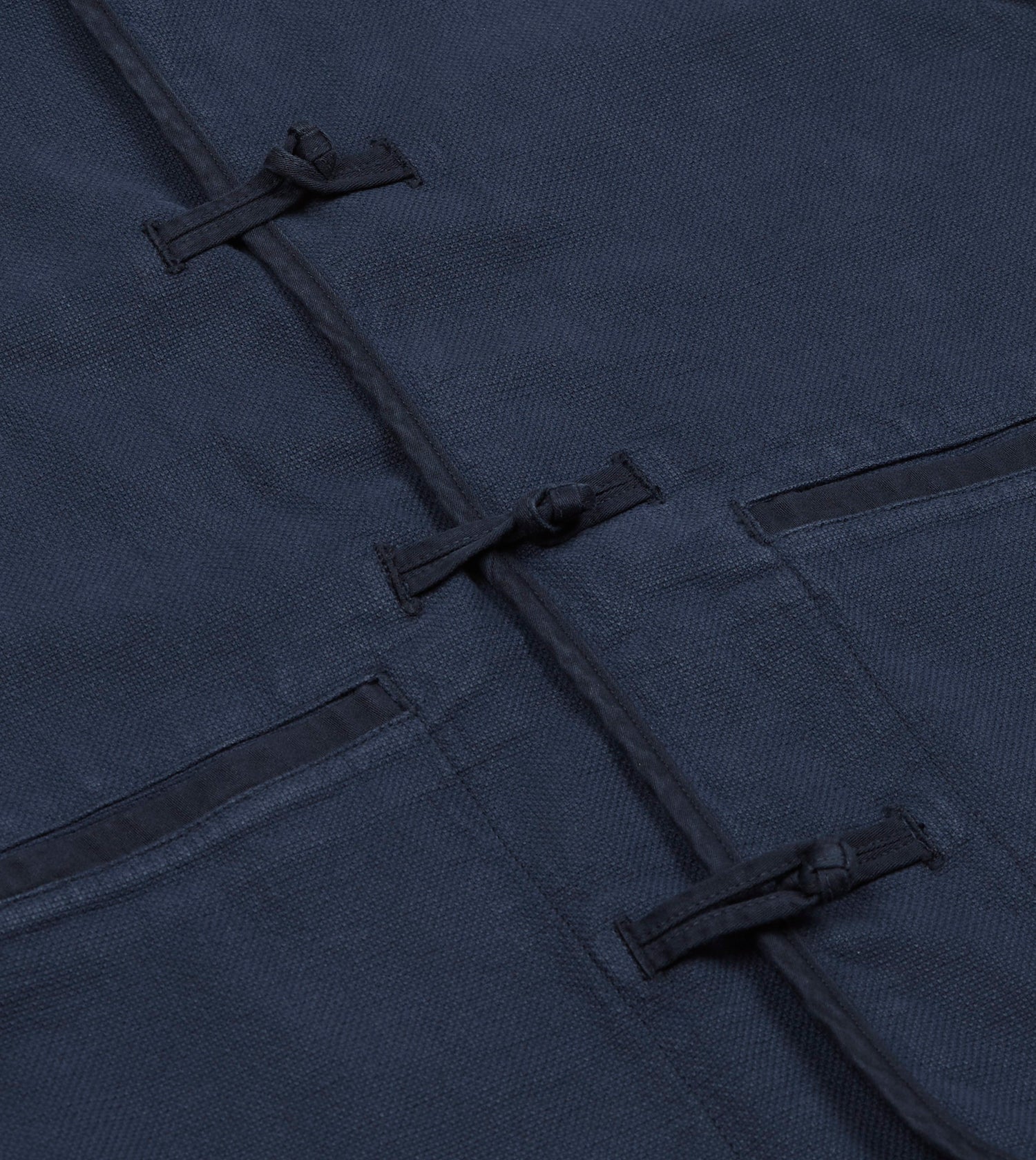 Navy Cotton Artist Vest