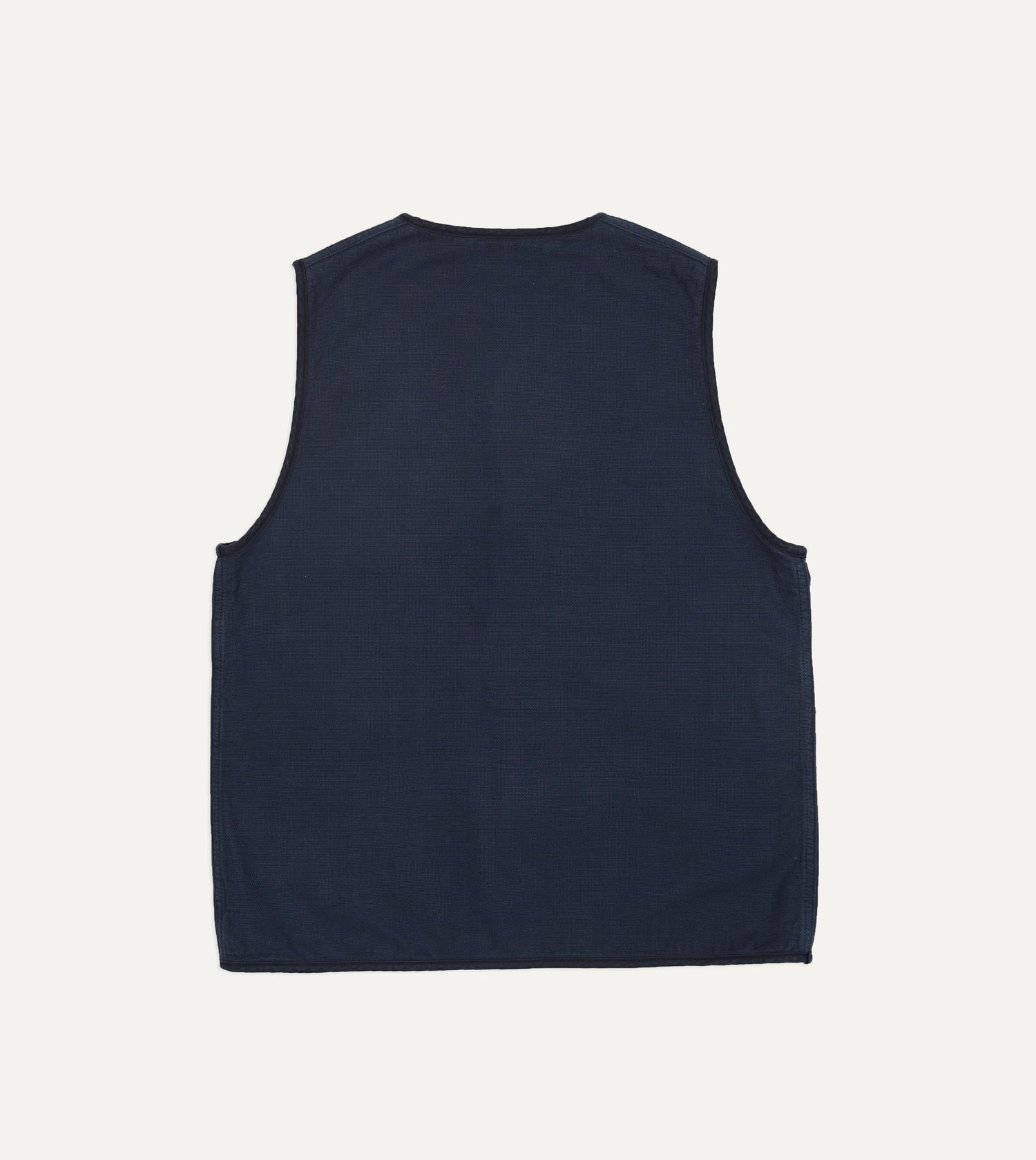 Navy Cotton Artist Vest
