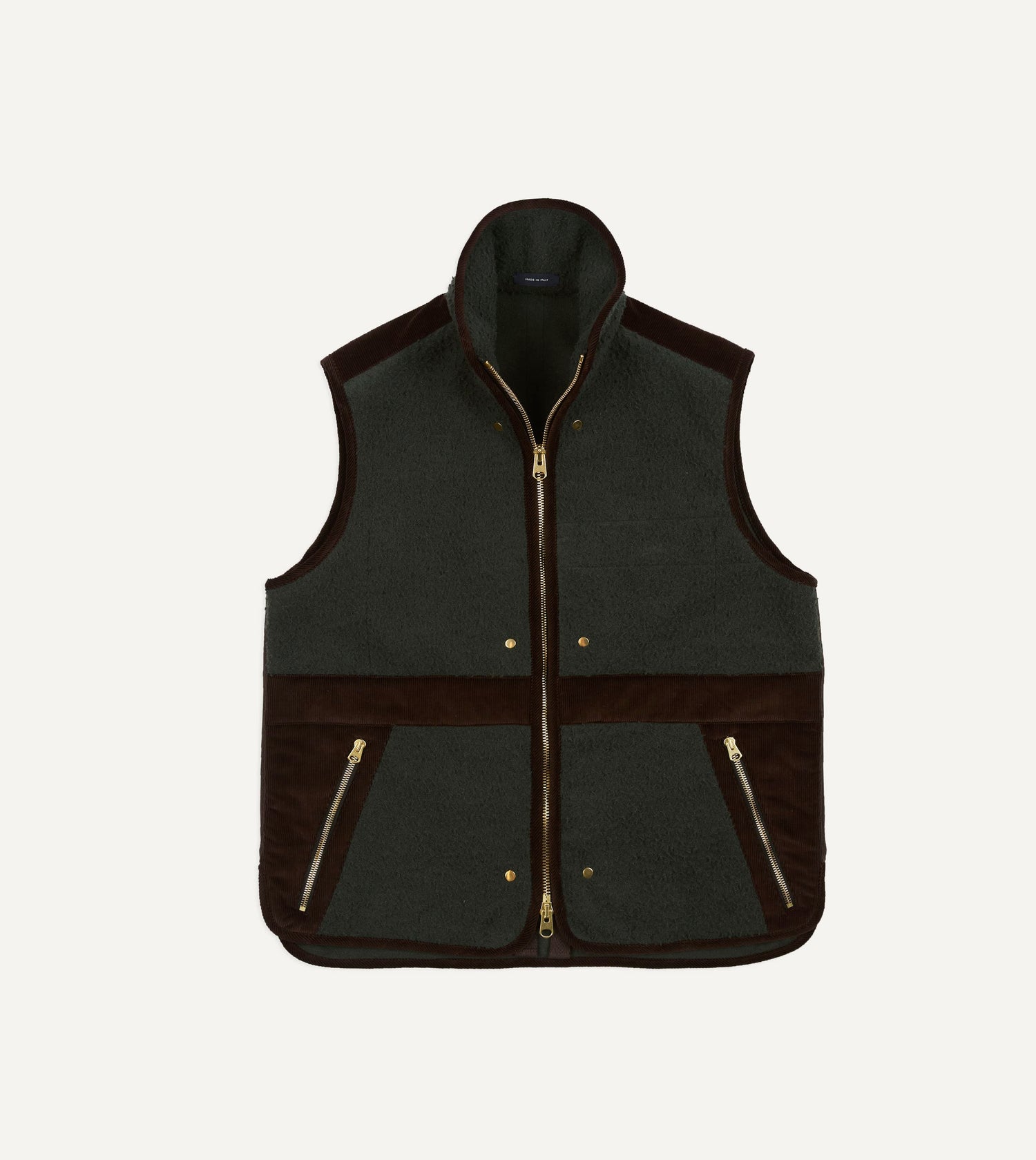 Green Casentino Fleece Gilet