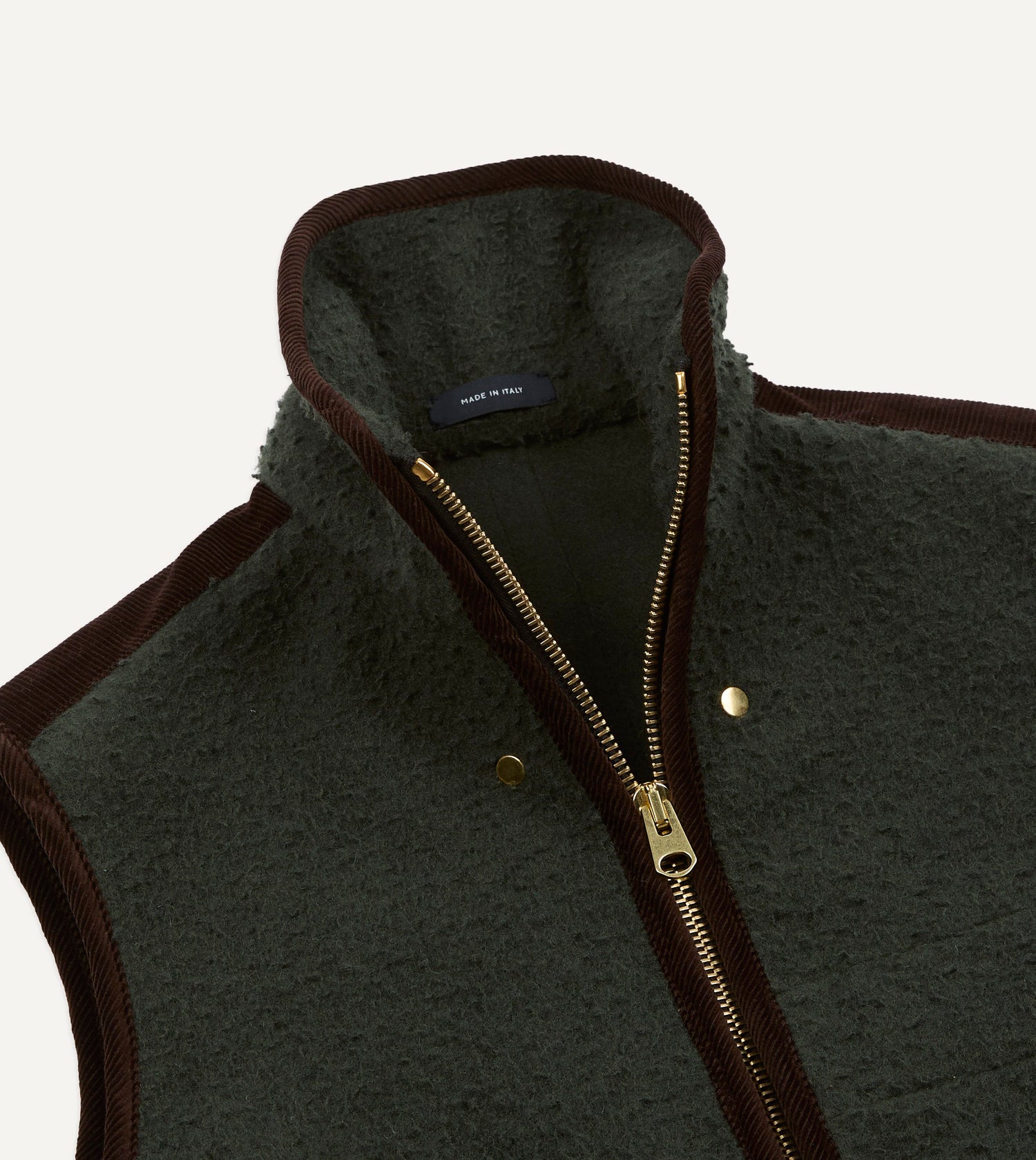 Green Casentino Fleece Gilet