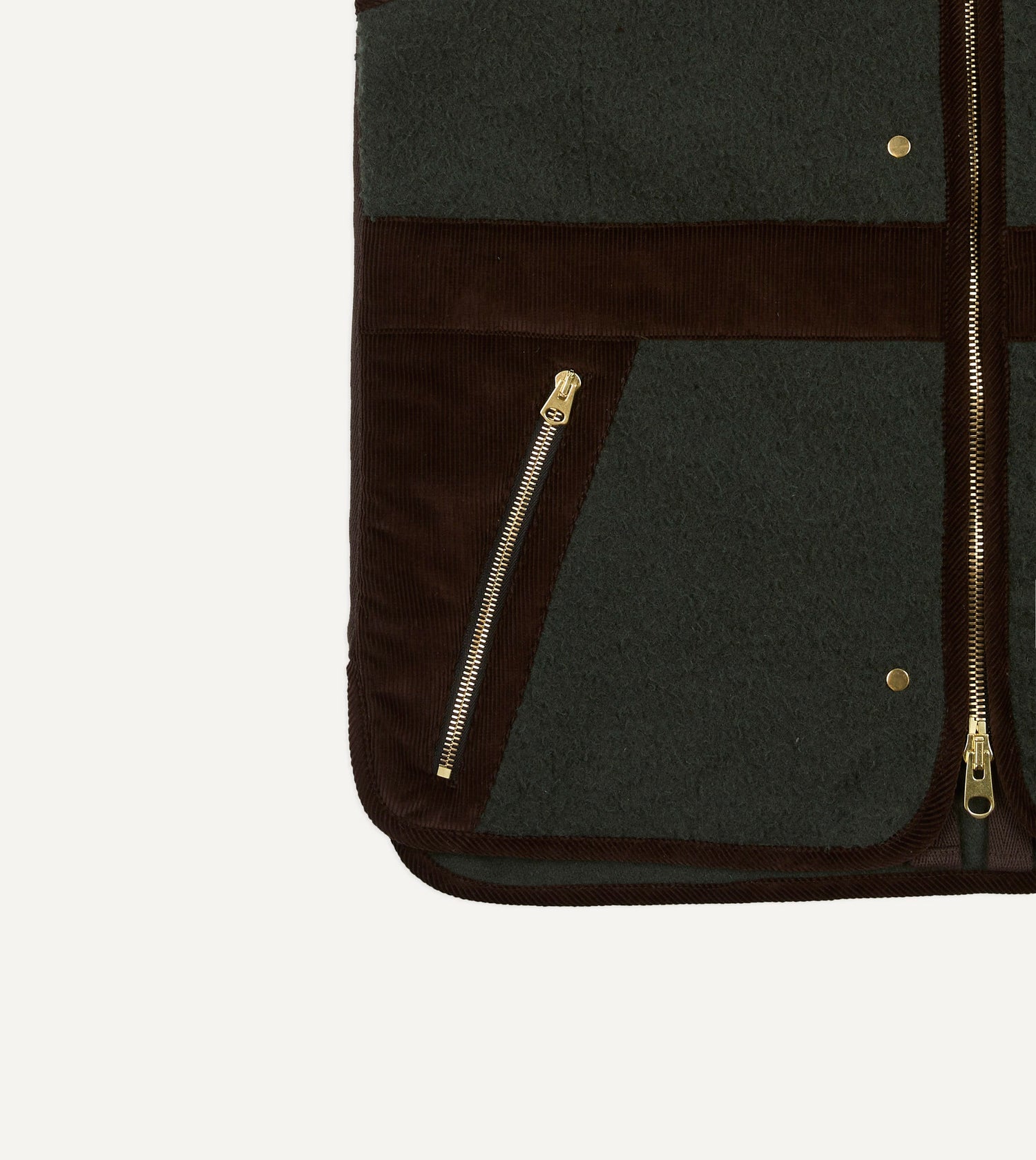 Green Casentino Fleece Gilet
