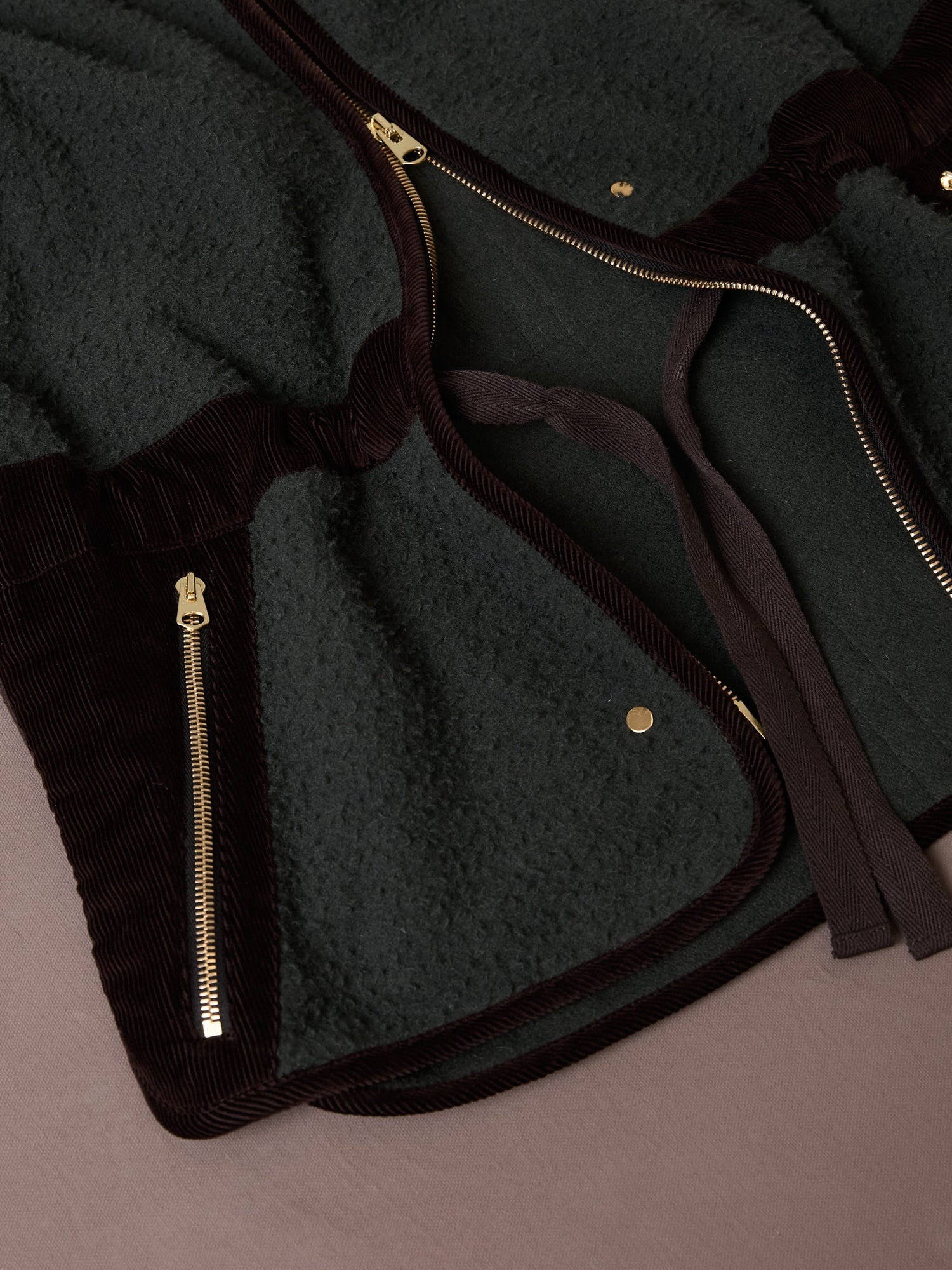 Green Casentino Fleece Gilet