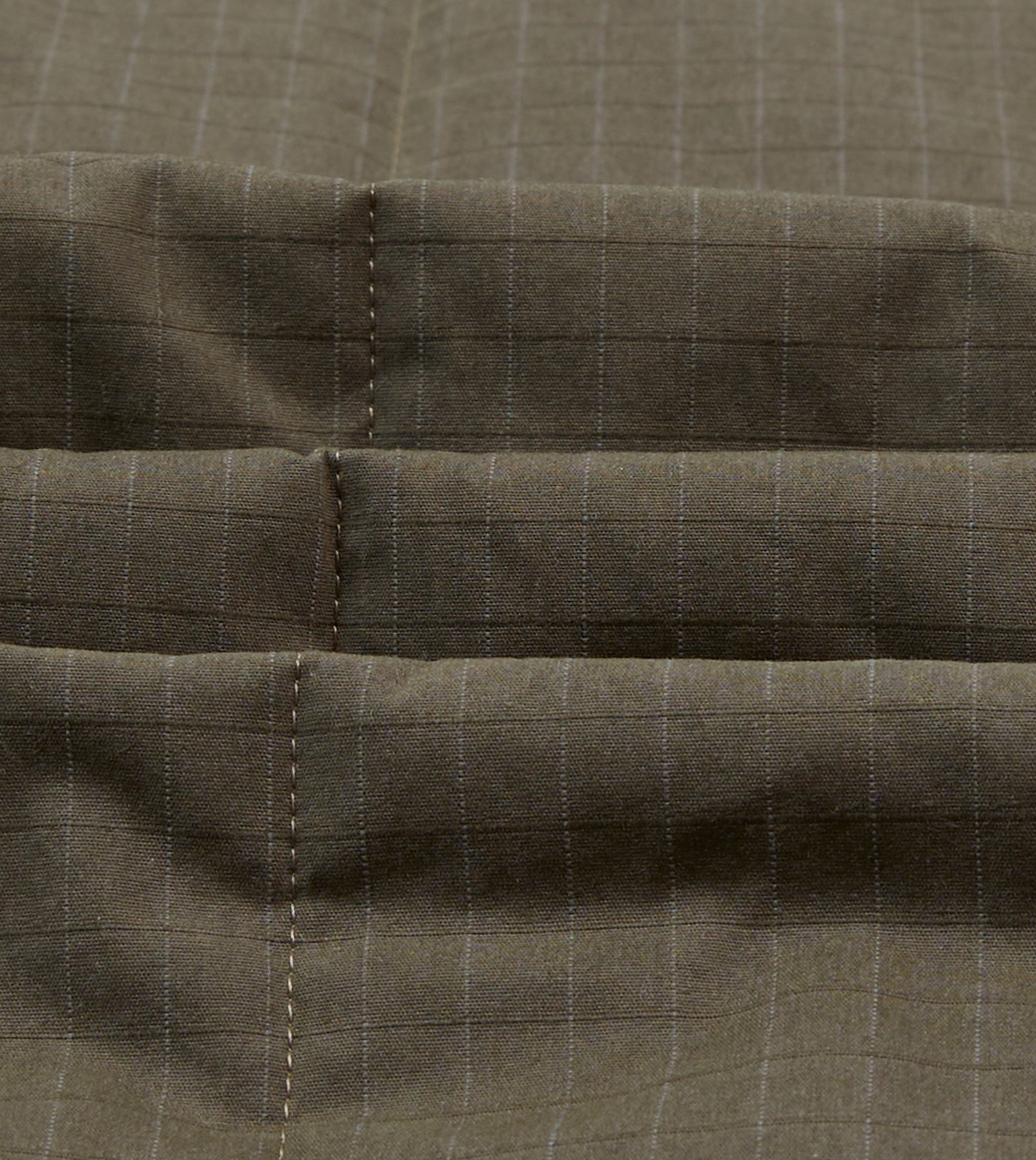 Olive Ripstop Quilted Chore Jacket