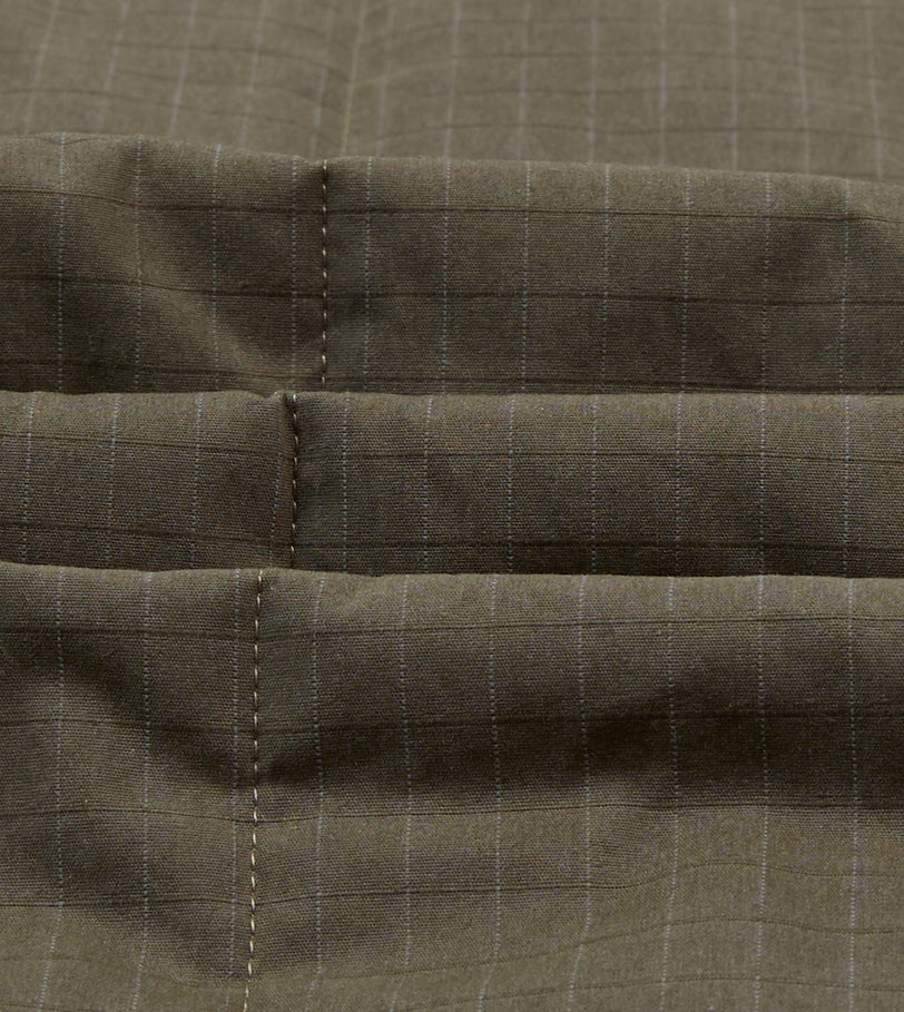 Olive Ripstop Quilted Chore Jacket