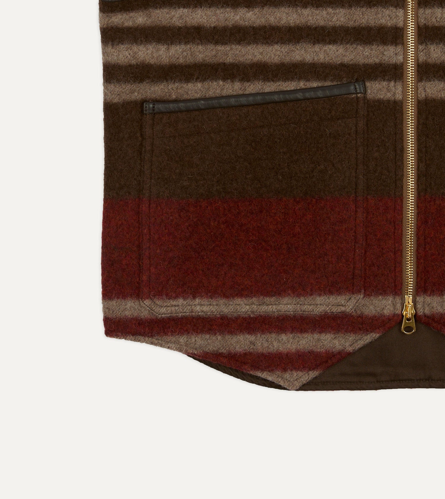 Wool Blanket Zip Vest