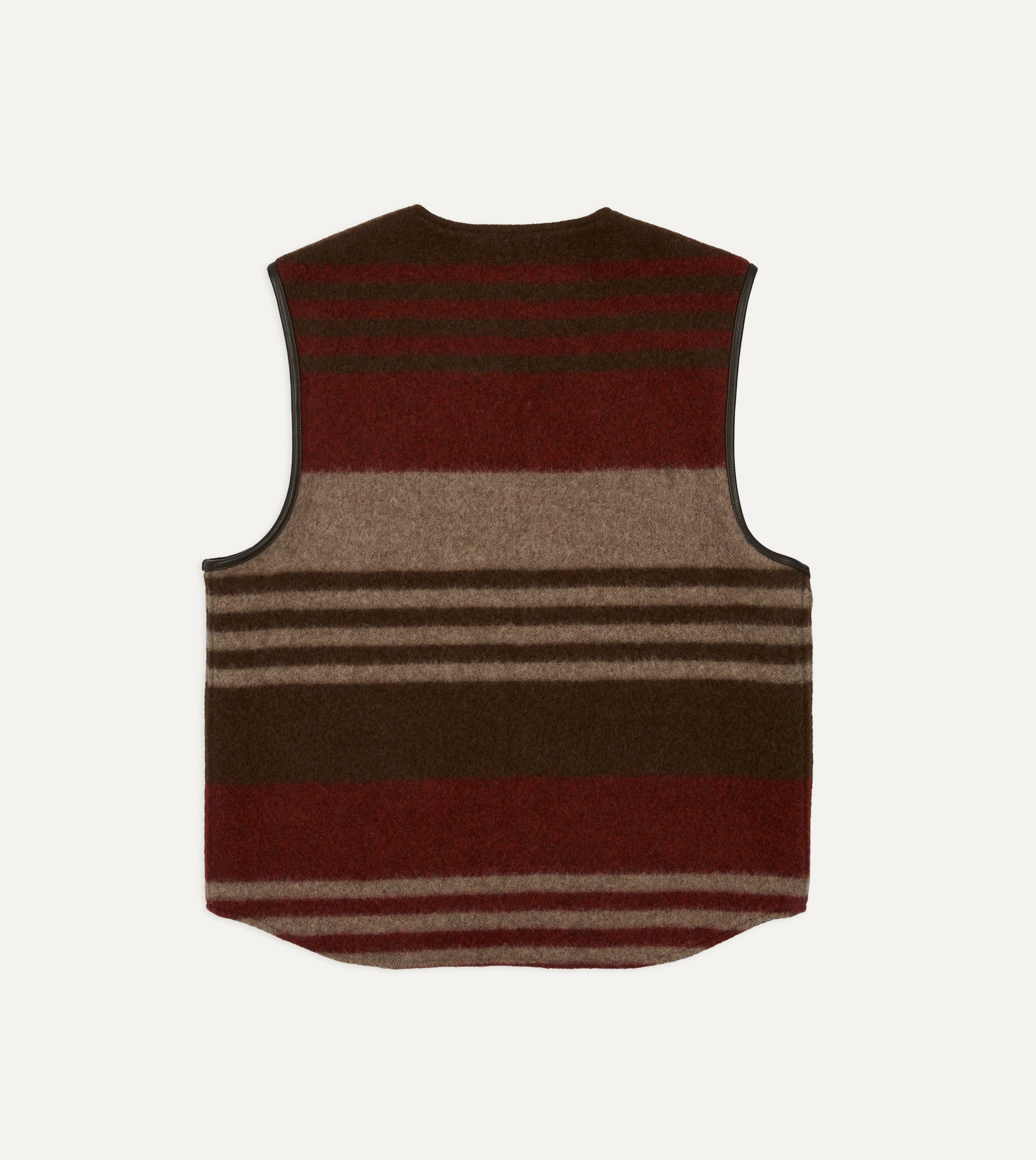 Wool Blanket Zip Vest