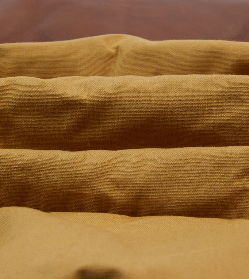 Rocky Mountain Featherbed for Drake's Tan Cotton Duck Canvas Christy Down Jacket