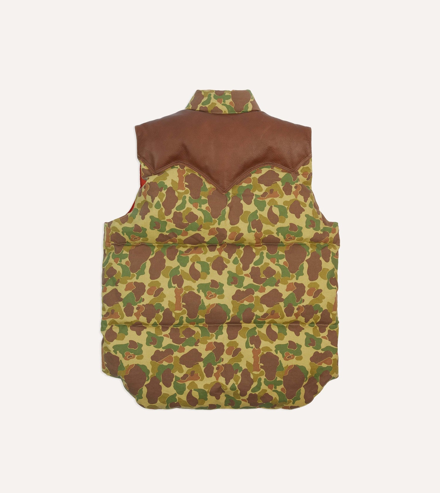 Rocky Mountain Featherbed for Drake's Camo Ripstop Cotton Christy Down Vest