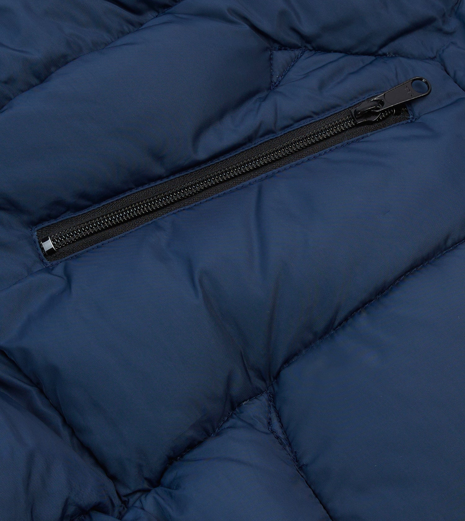 Rocky Mountain Featherbed for Drake's Indigo Denim Christy Down Vest