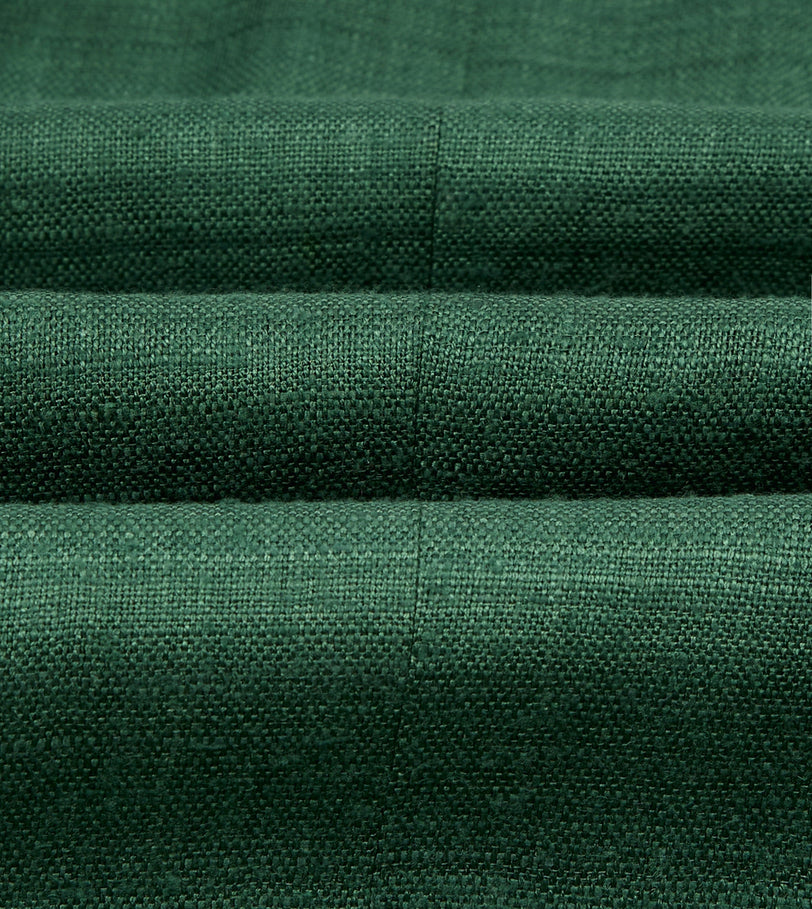 Green Tussah Silk Double-Breasted Evening Jacket