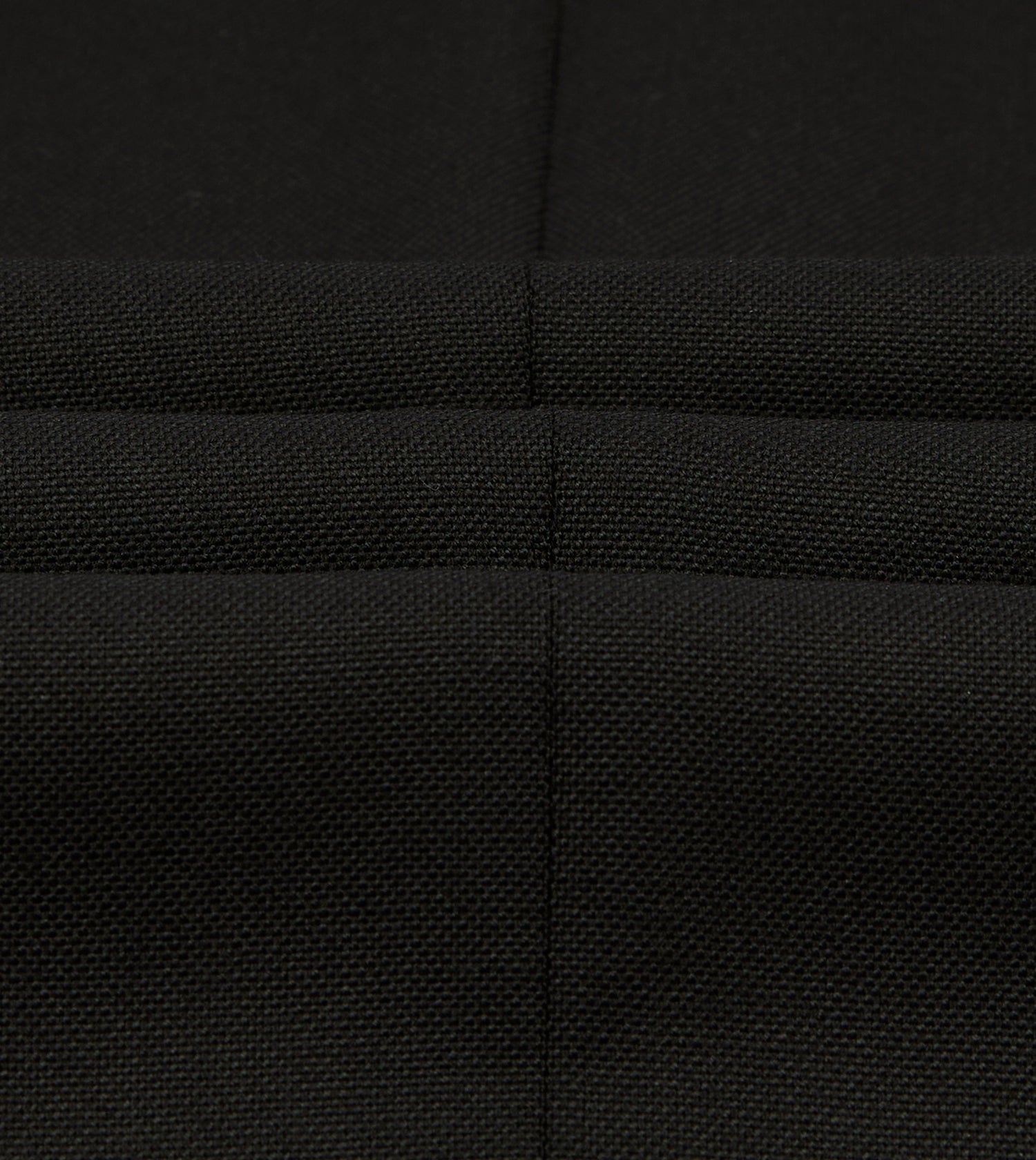 Black Fresco® Wool Double-Breasted Tailored Jacket