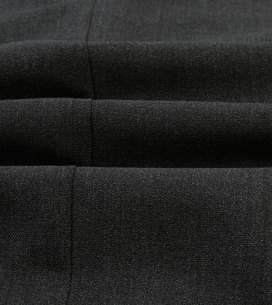 Charcoal Tropical Wool Tailored Jacket