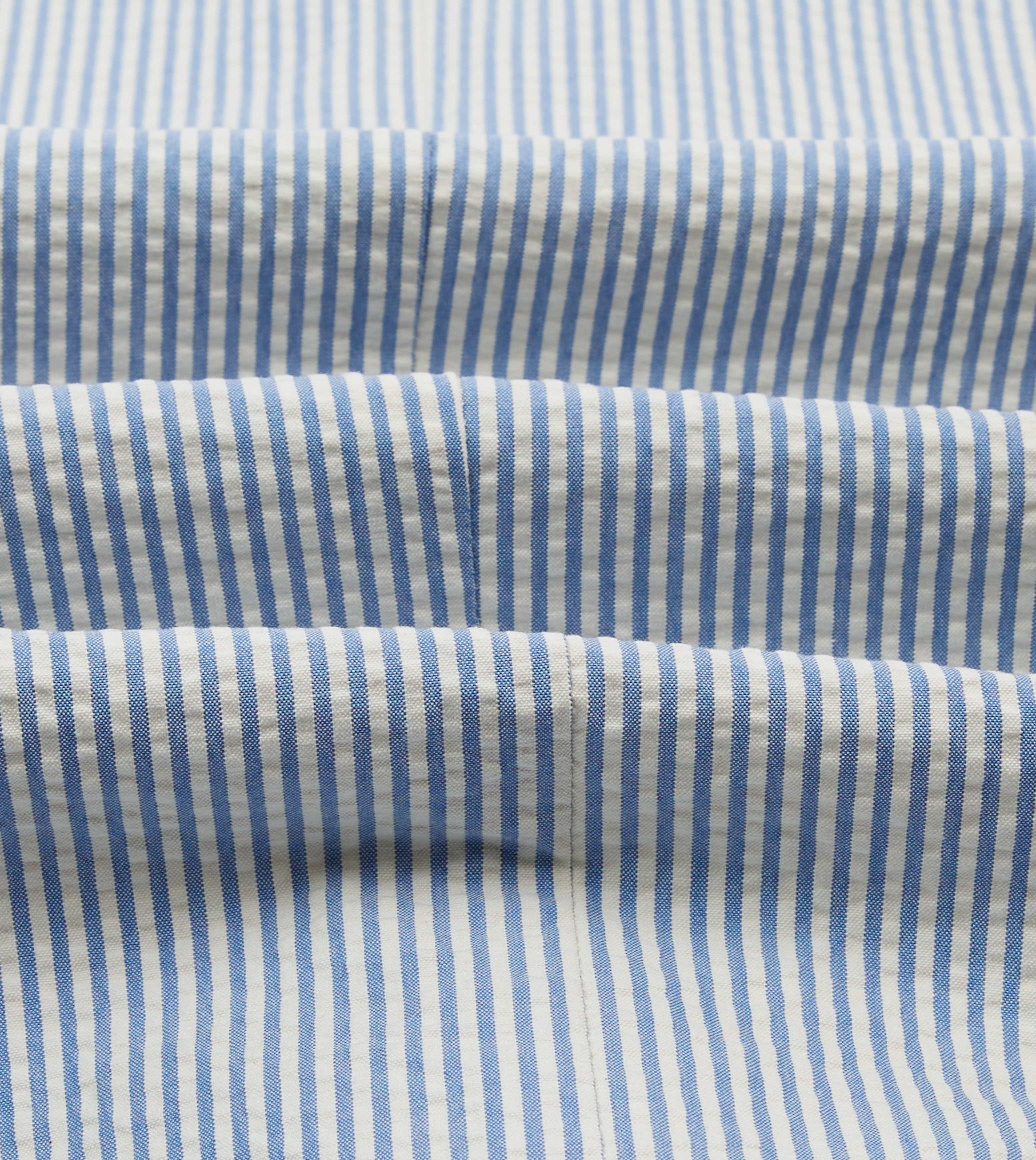 Seersucker Cotton Tailored Jacket