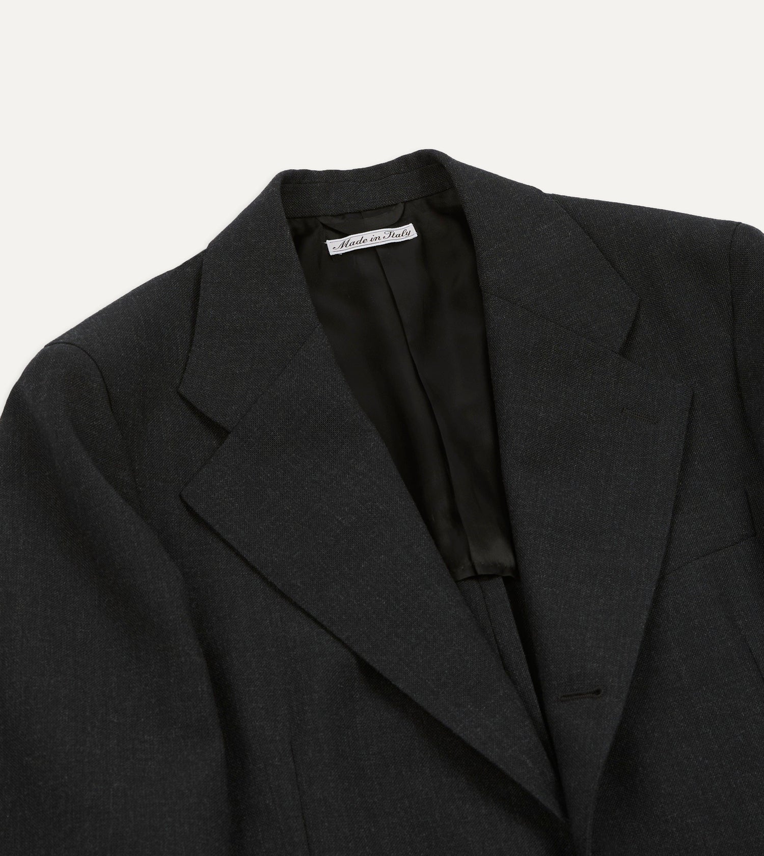 Charcoal Fresco® Wool Tailored Jacket