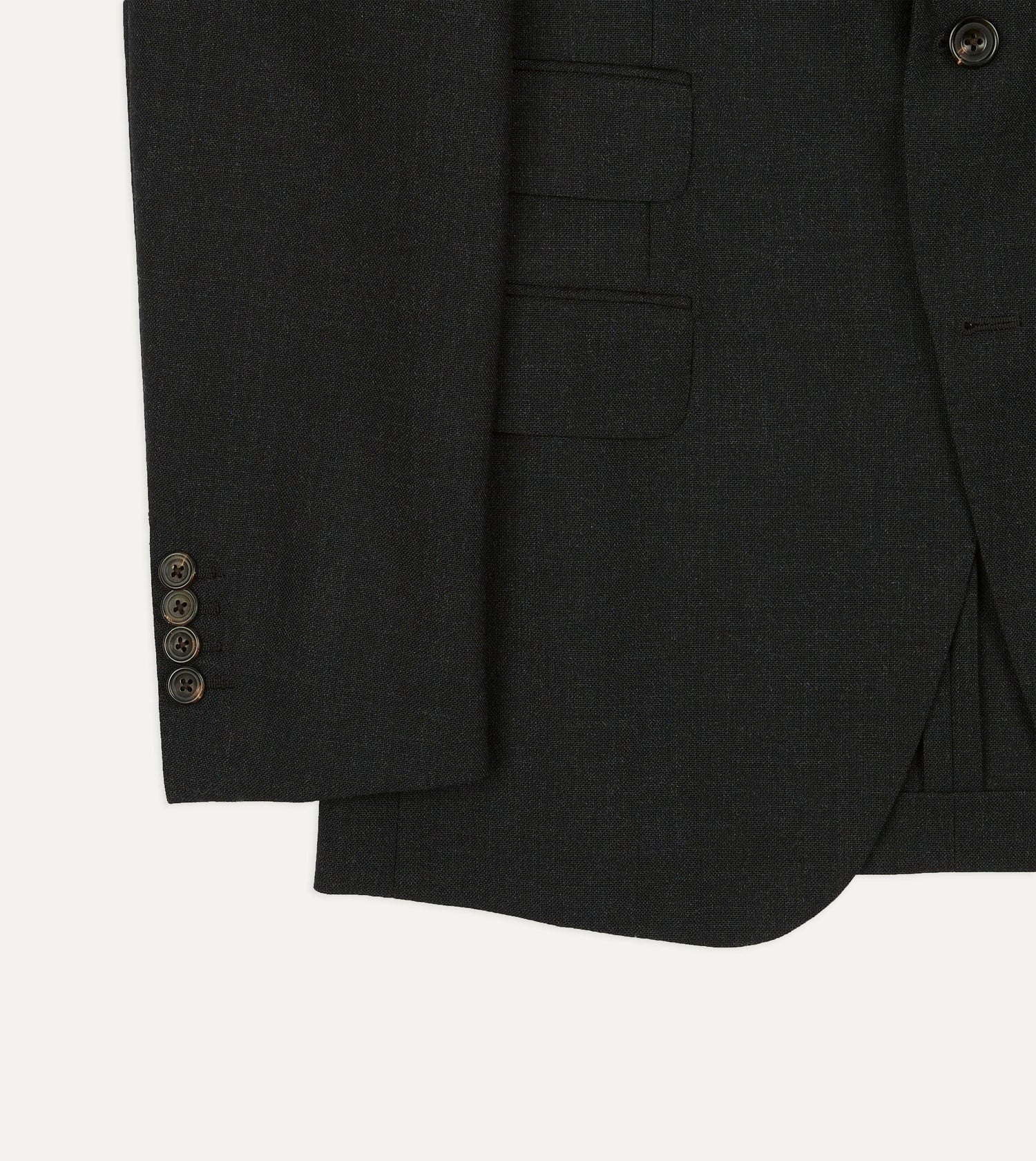 Charcoal Fresco® Wool Tailored Jacket