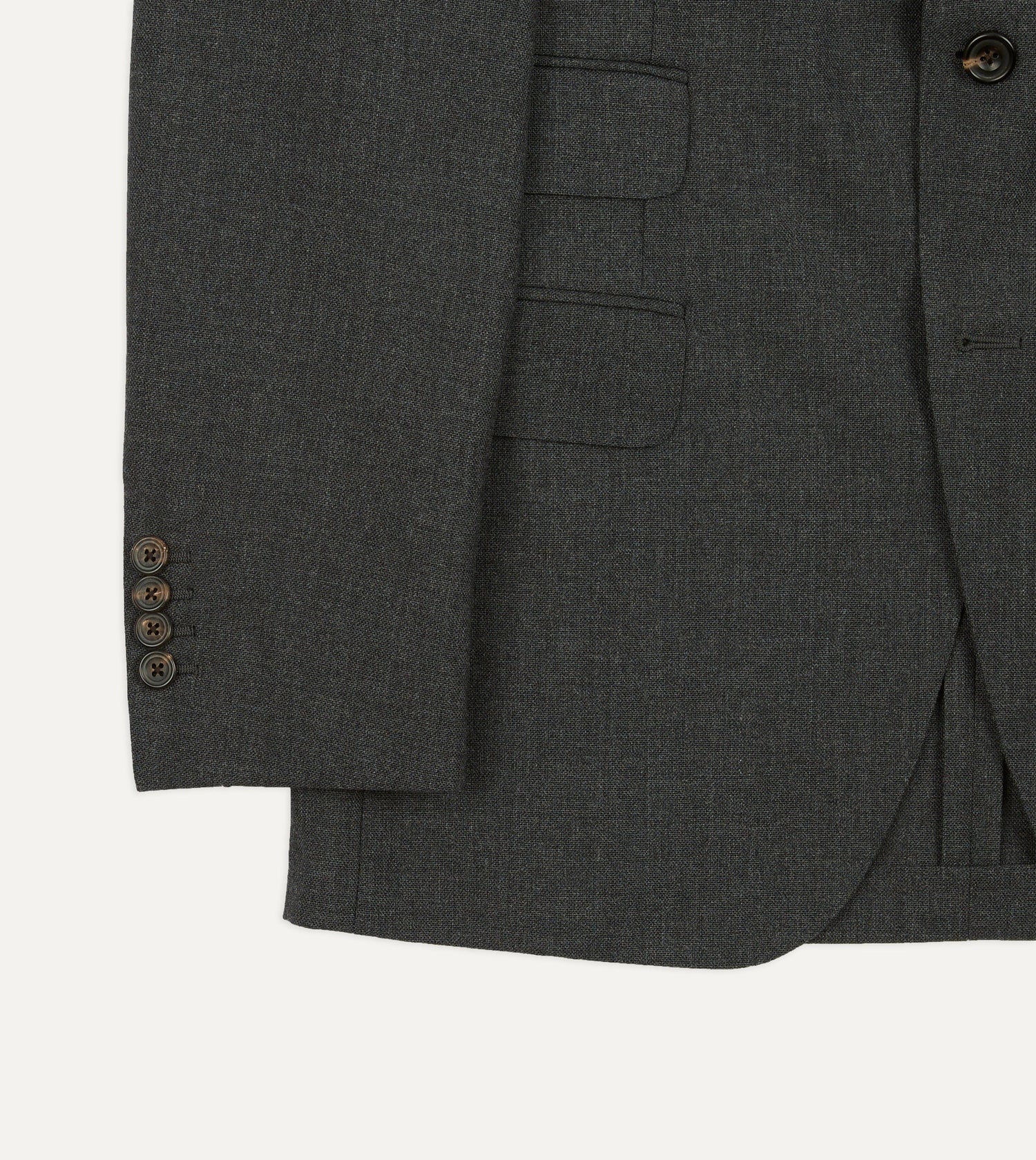 Grey Fresco® Wool Tailored Jacket