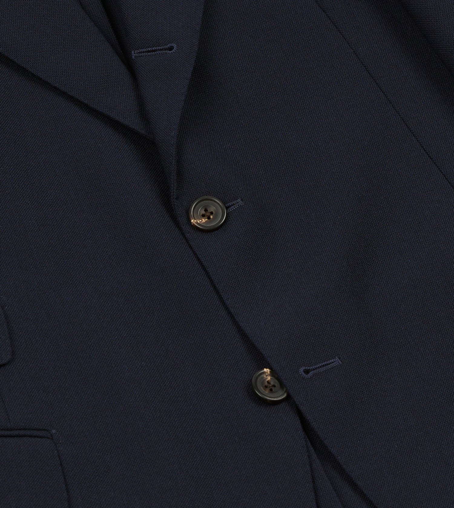 Dark Navy Fresco® Wool Tailored Jacket