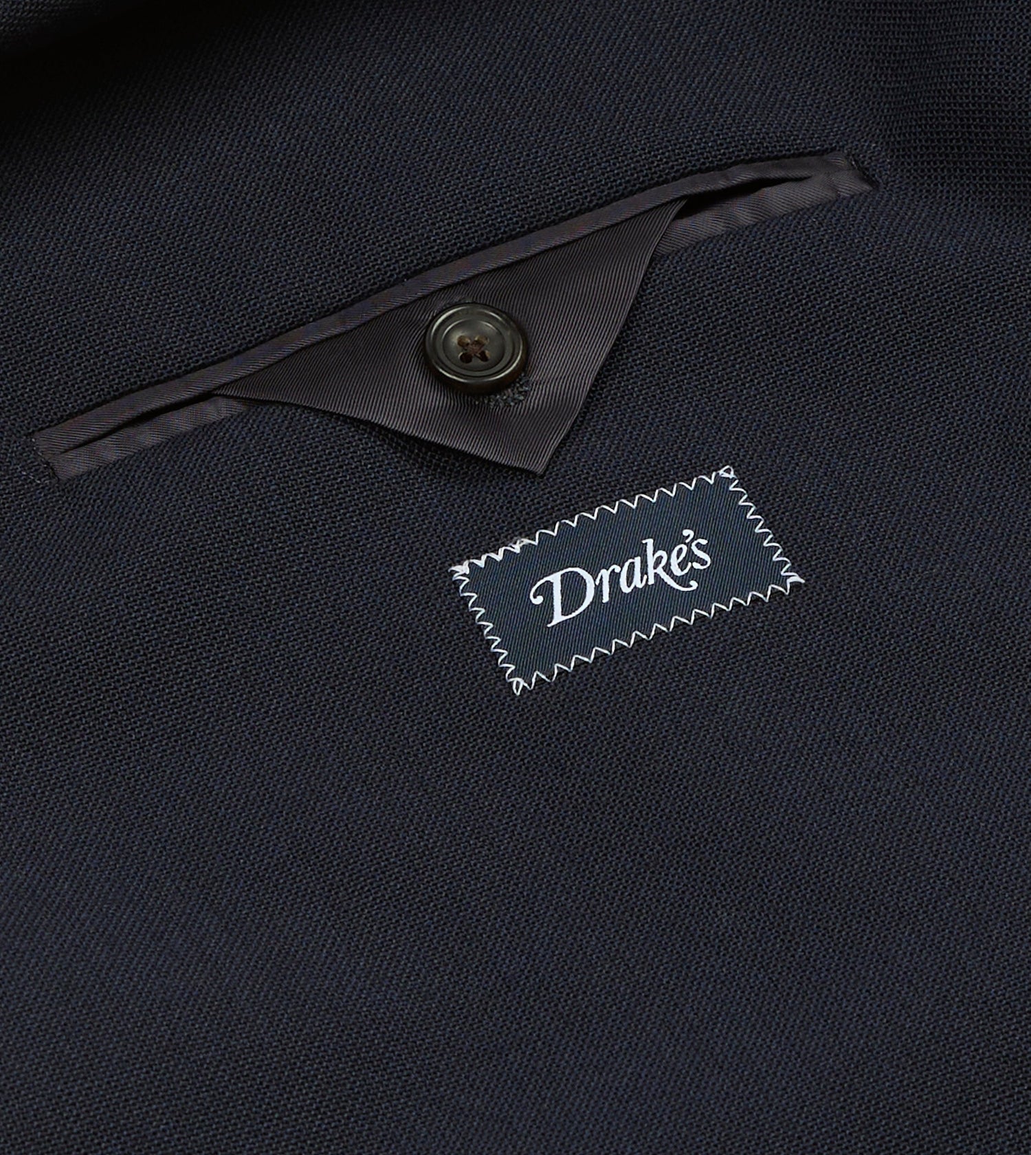Dark Navy Fresco® Wool Tailored Jacket
