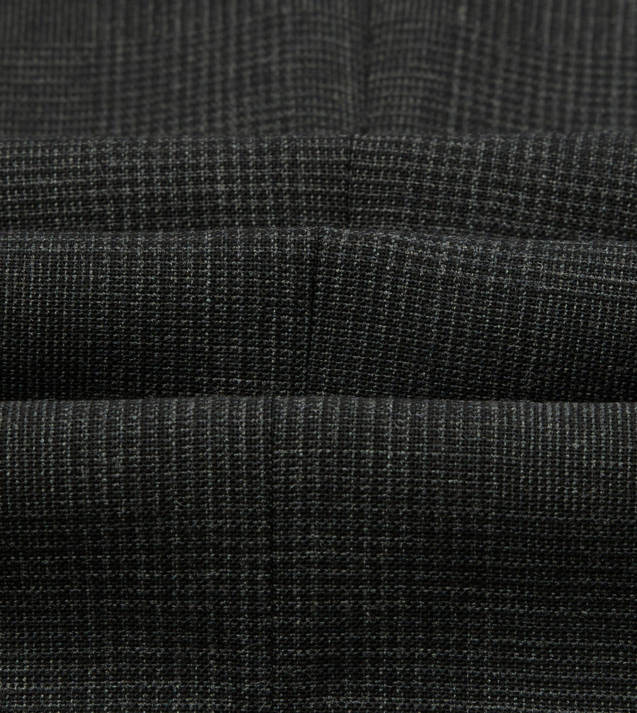 Grey Prince of Wales Check Fresco® Wool Tailored Jacket