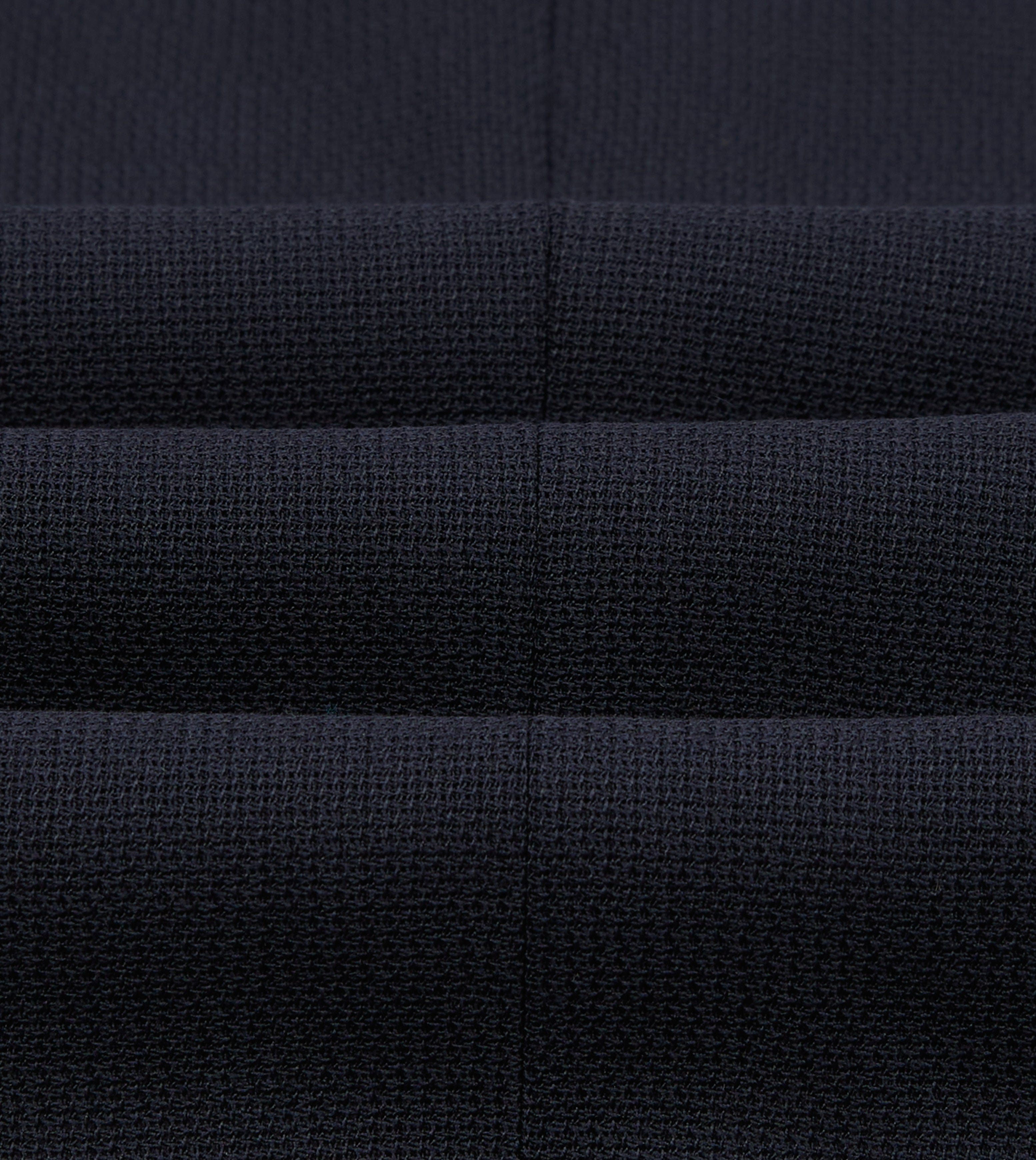 Navy Wool Open Weave Travel Blazer