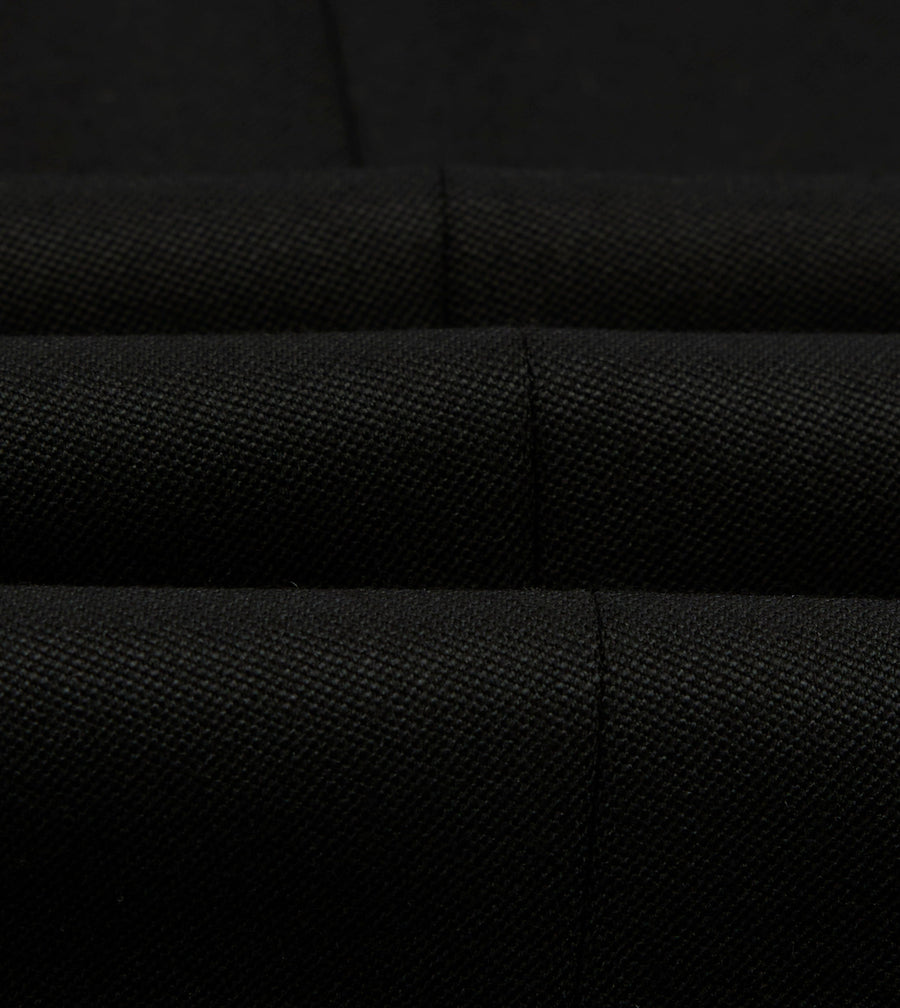 Black Barathea Wool Dinner Jacket