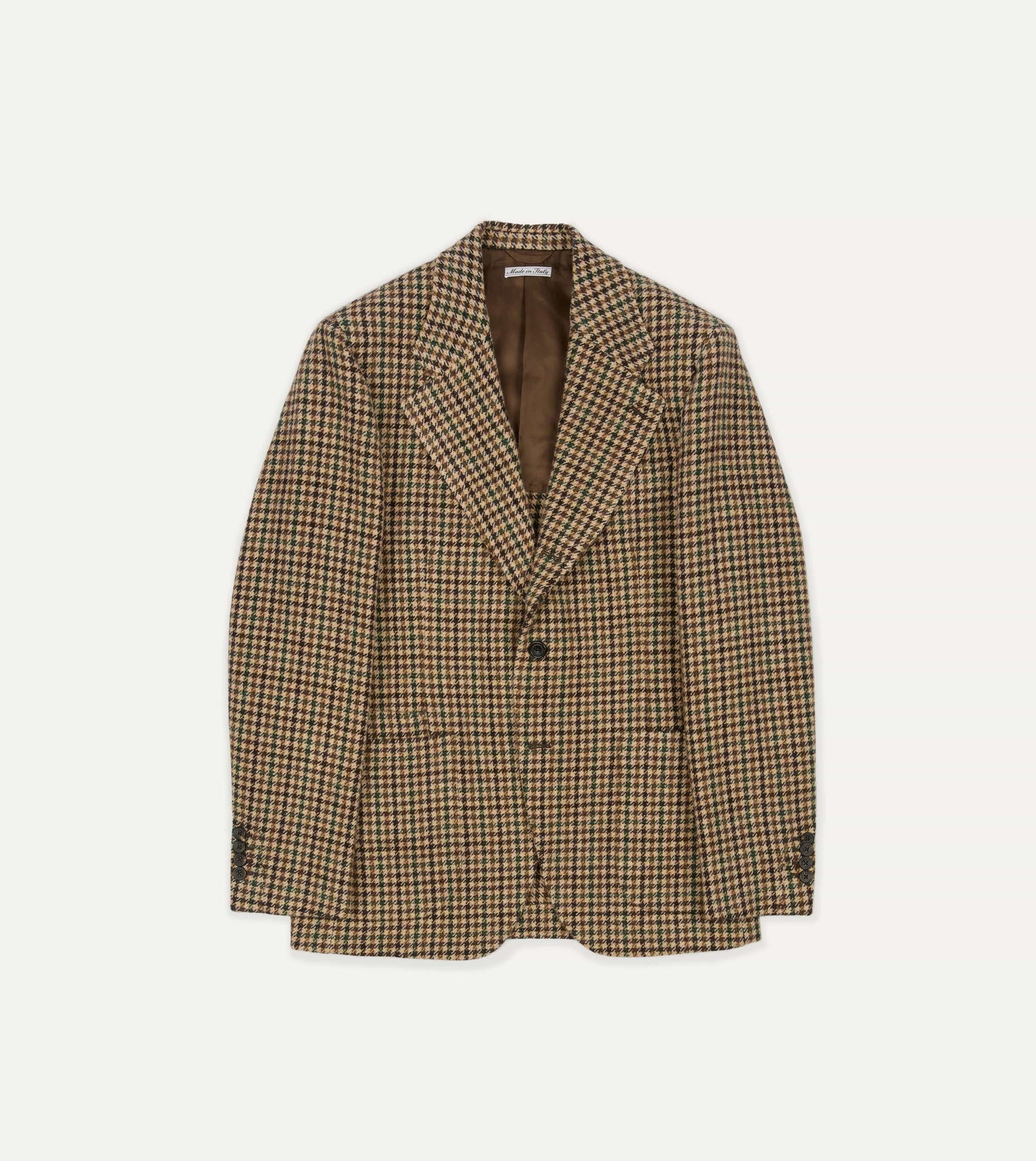 Brown Gun Club Check Tweed Blazer