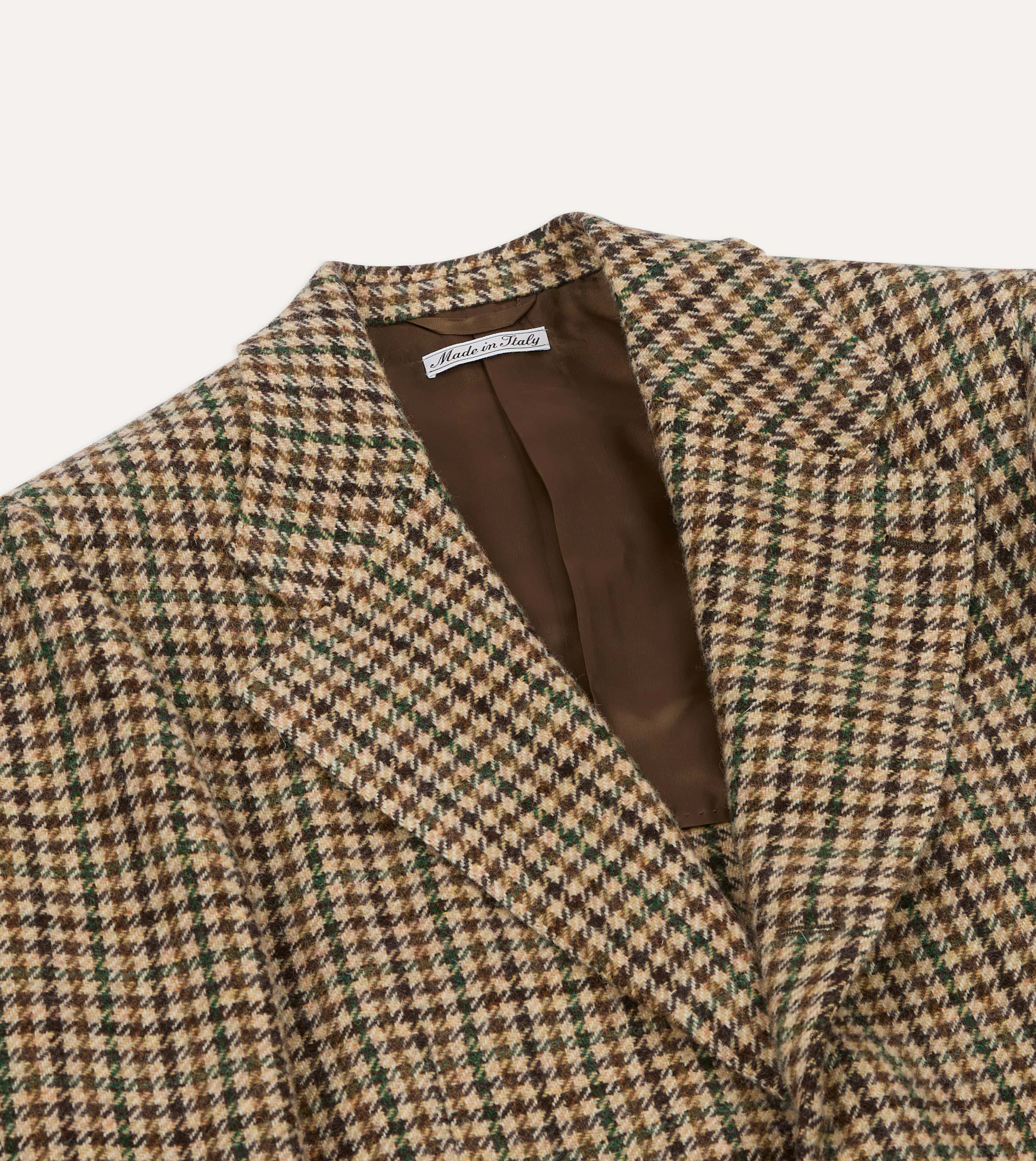 ジャケット・アウター VISVIM FALKLAND BLAZER TWEED Brown Check Brown Gun Club Check Tweed Blazer – Drakes
