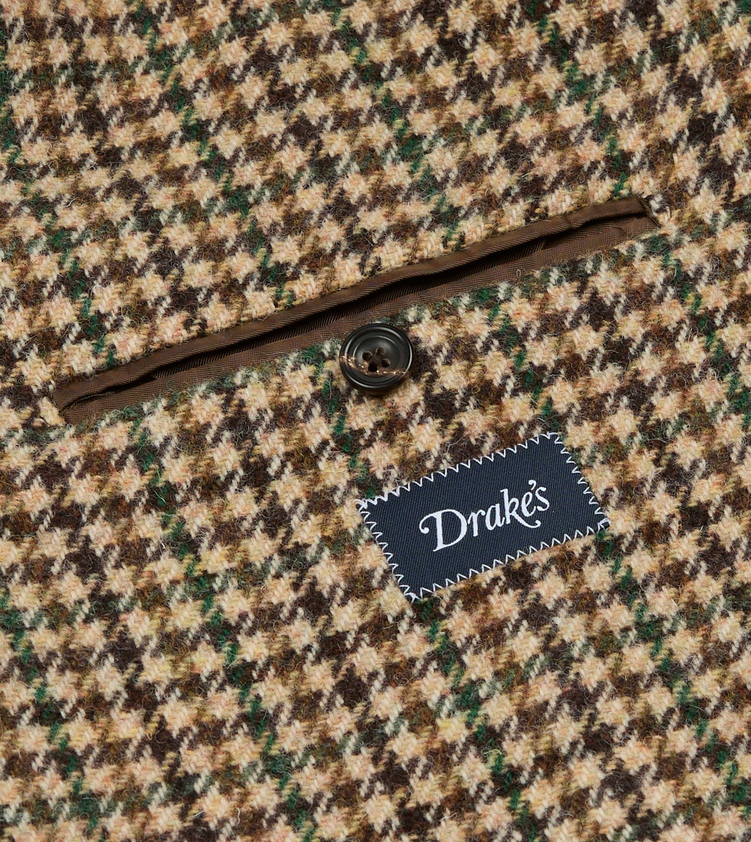 Brown Gun Club Check Tweed Blazer