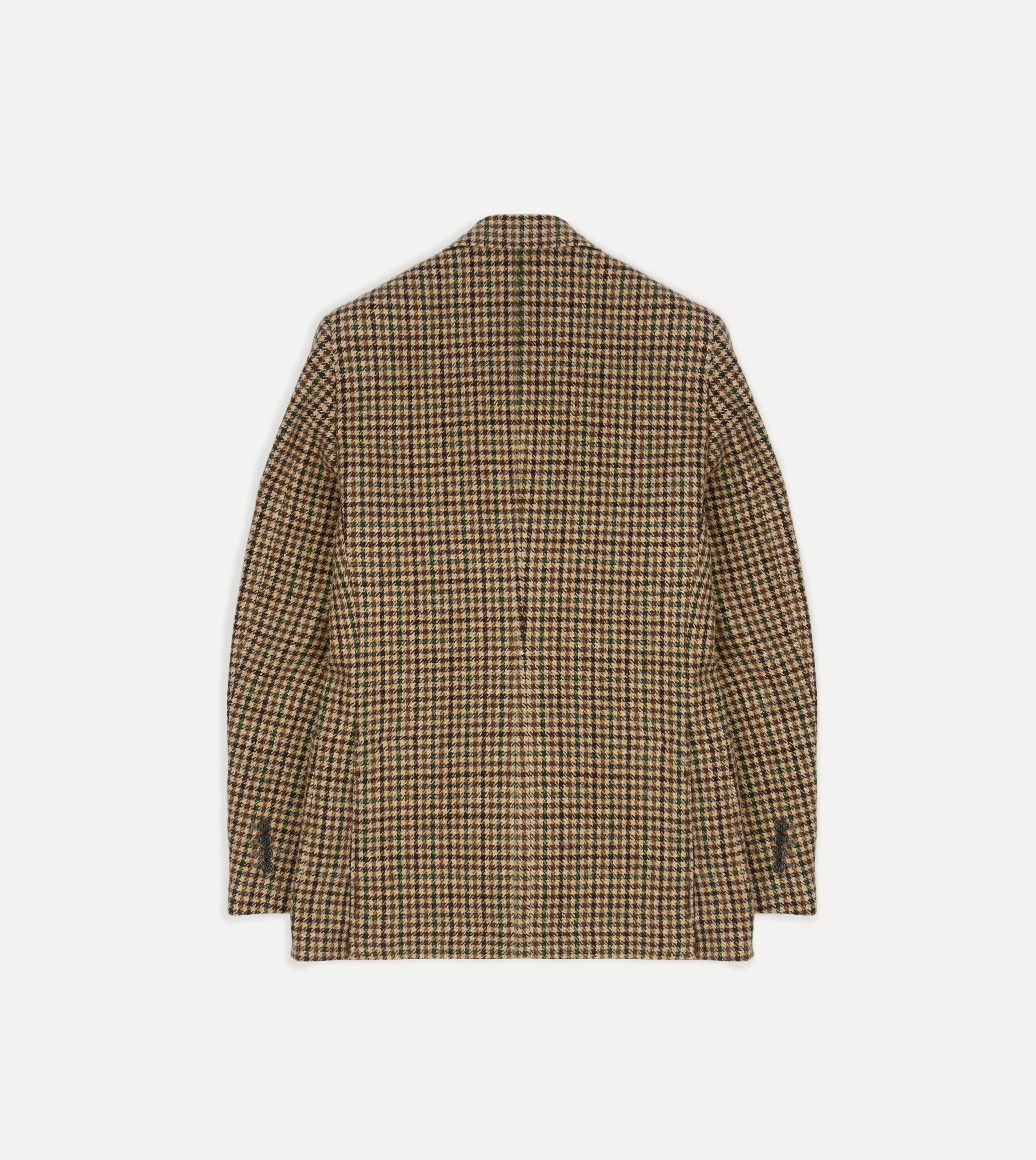 Brown Gun Club Check Tweed Blazer