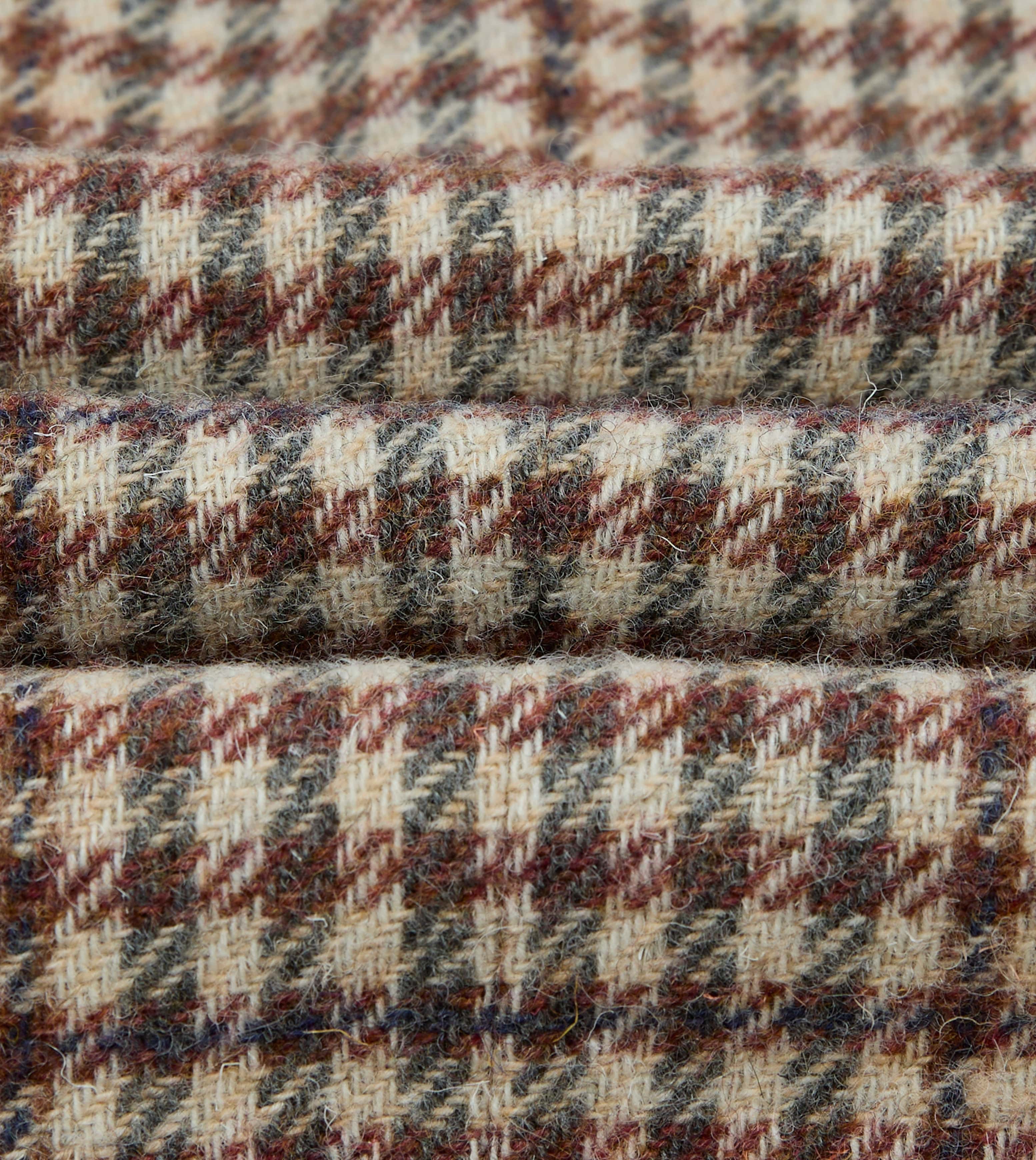 Ecru Gun Club Check Tweed Blazer
