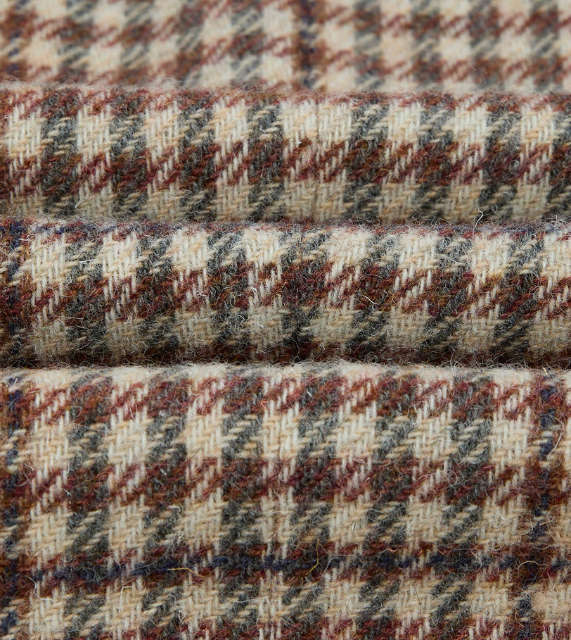 Ecru Gun Club Check Tweed Blazer