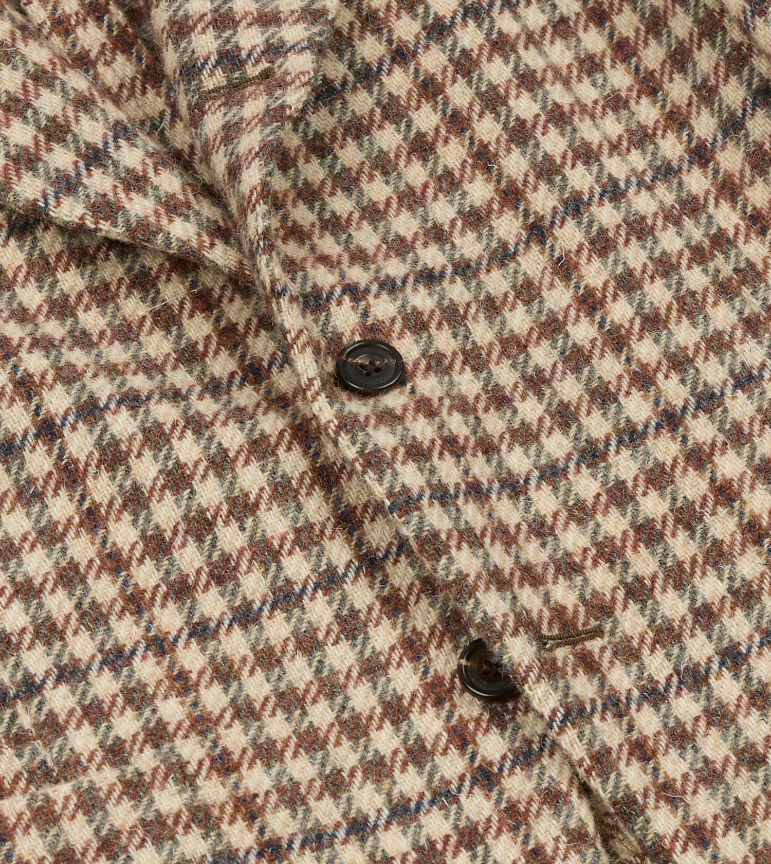 Ecru Gun Club Check Tweed Blazer