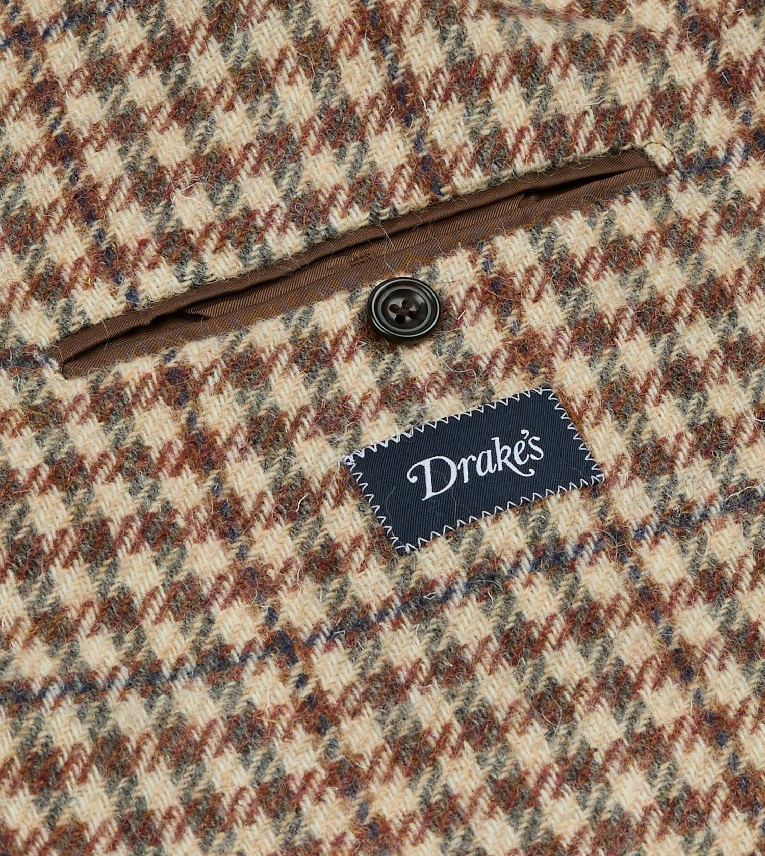 Ecru Gun Club Check Tweed Blazer