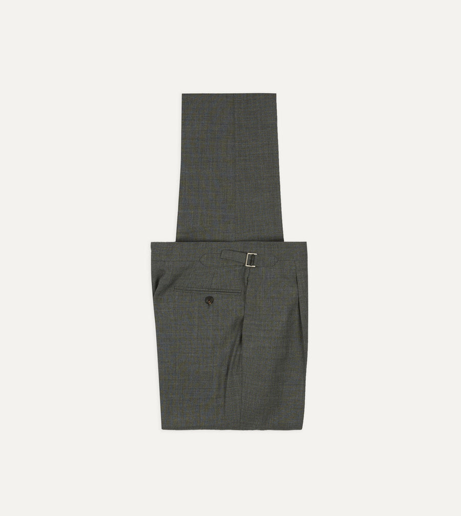 Light Grey Fresco Lite® Single Pleat Trouser