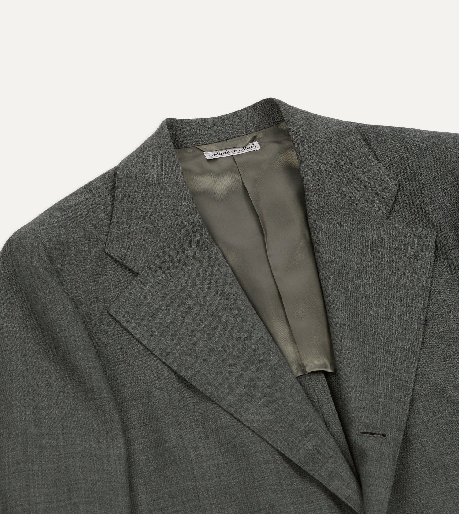 Light Grey Fresco Lite® Wool Tailored Jacket