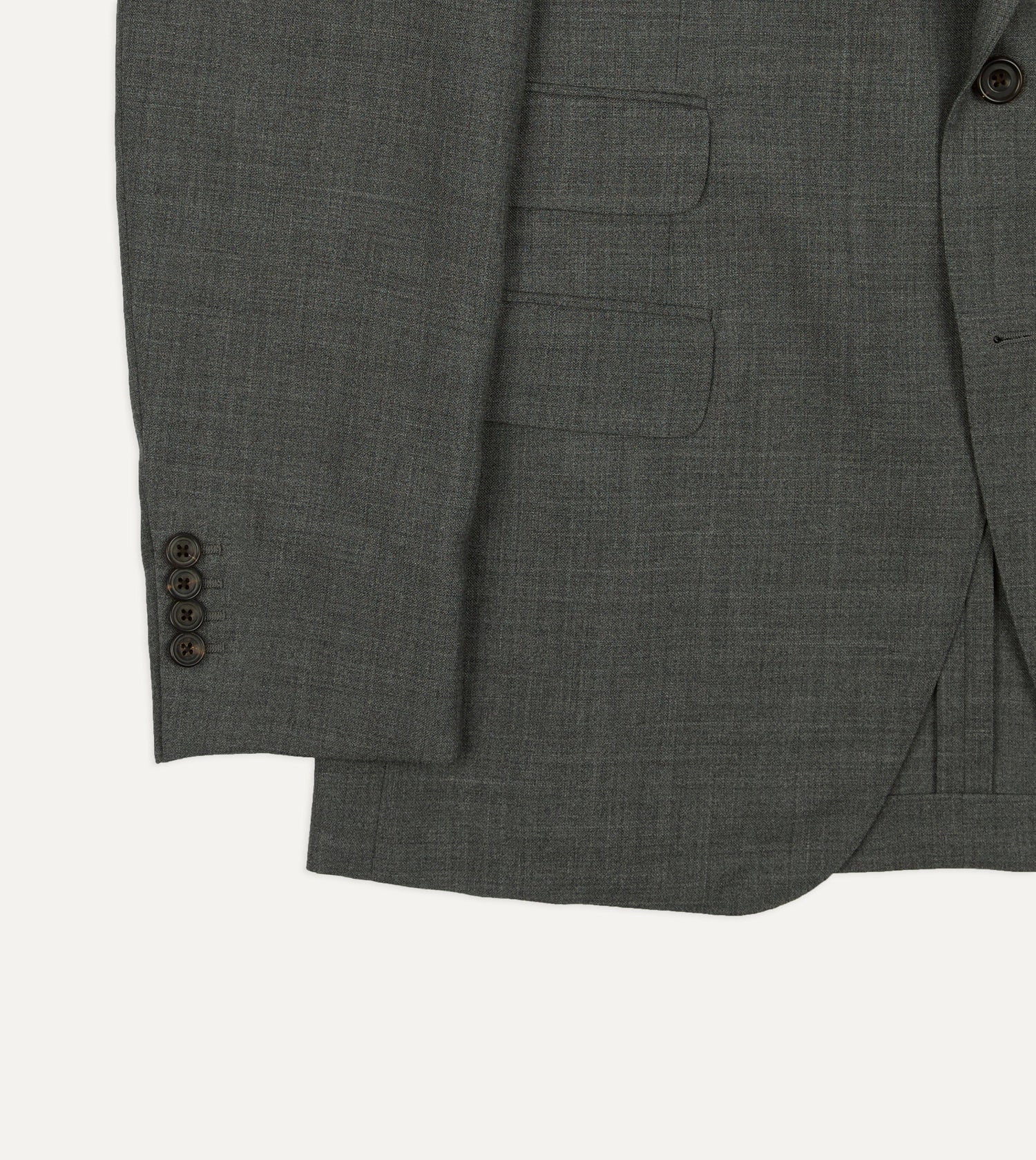Light Grey Fresco Lite® Wool Tailored Jacket
