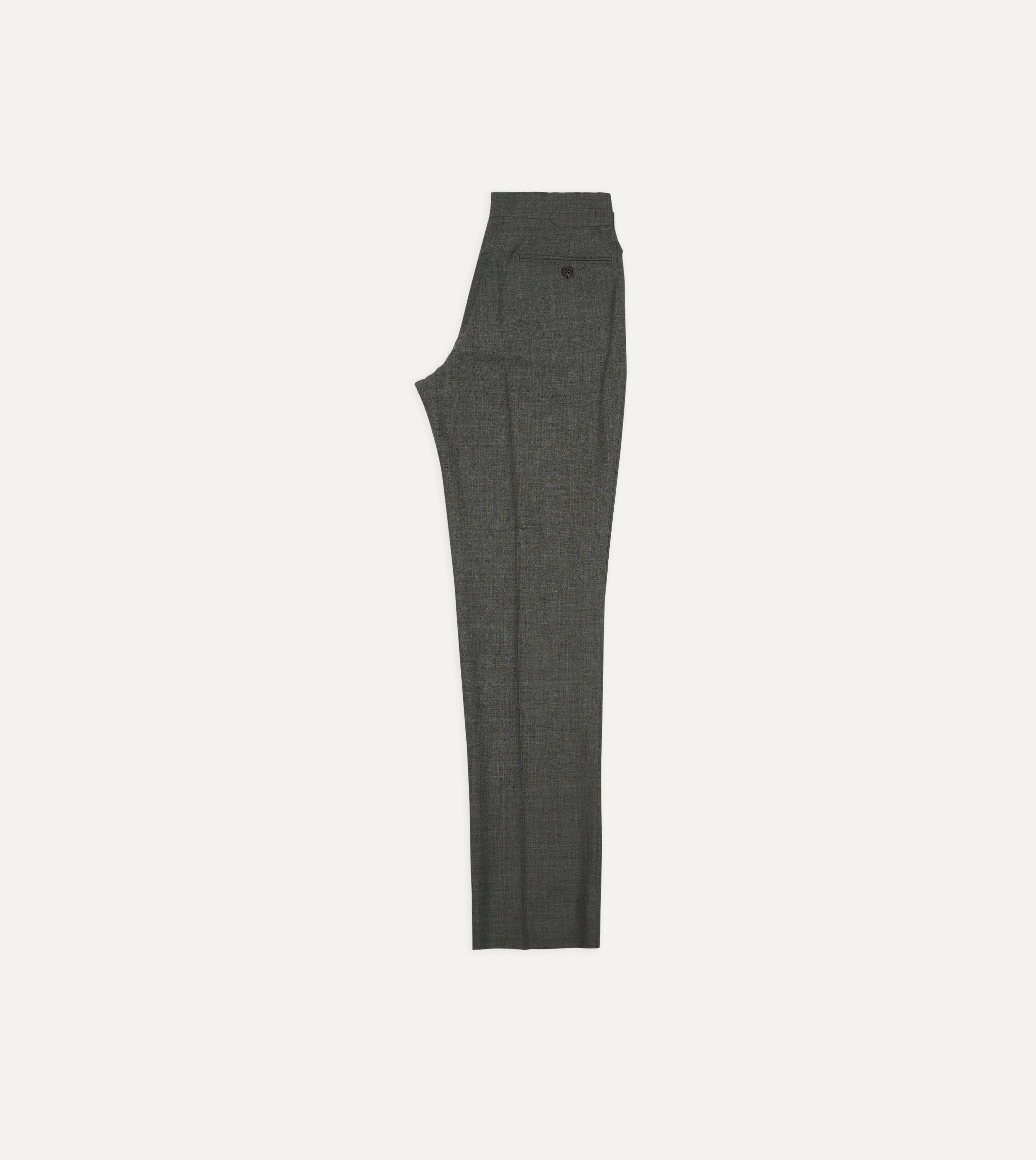 Light Grey Fresco Lite® Single Pleat Trouser
