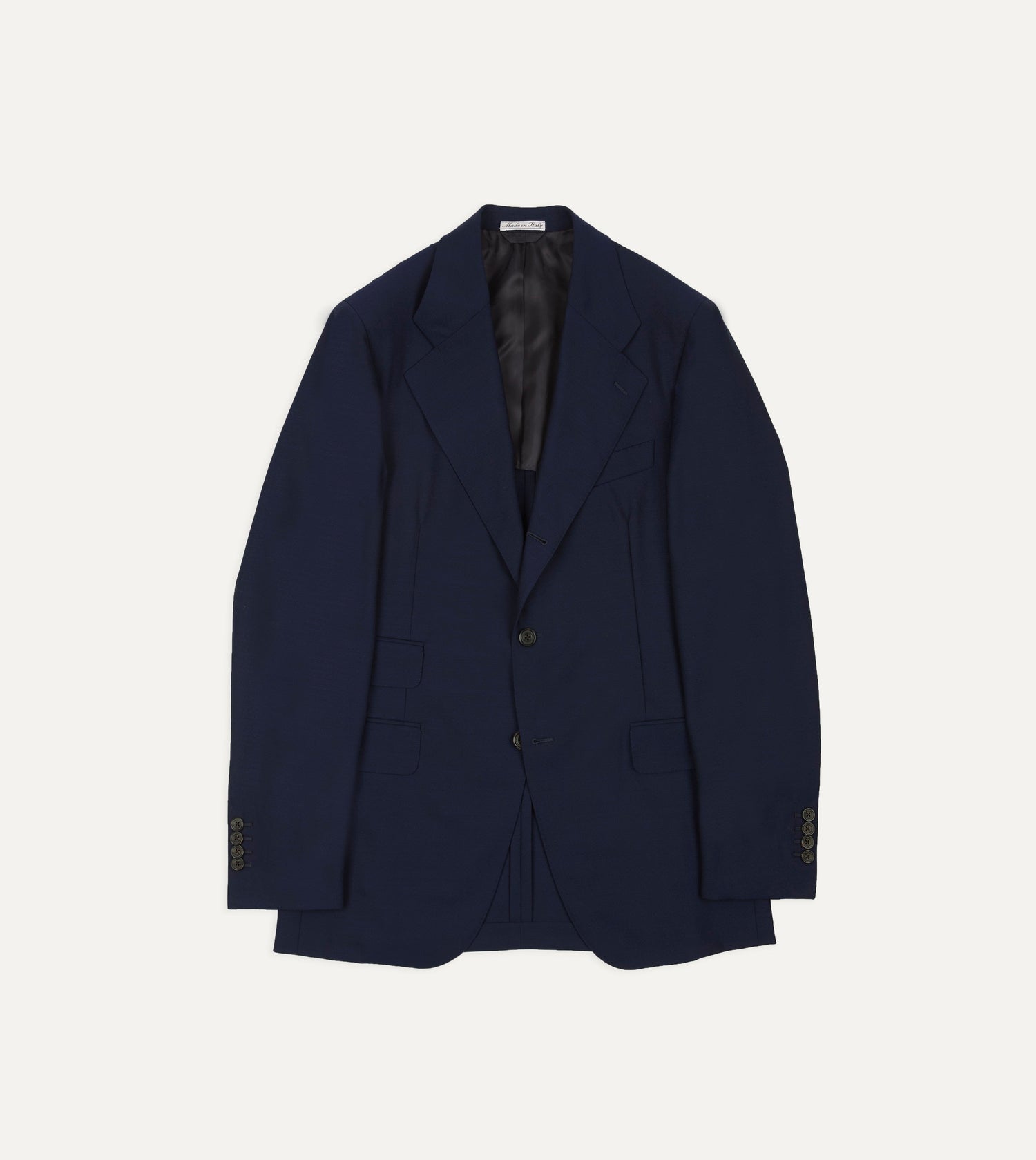 Light Navy Fresco Lite® Wool Tailored Jacket