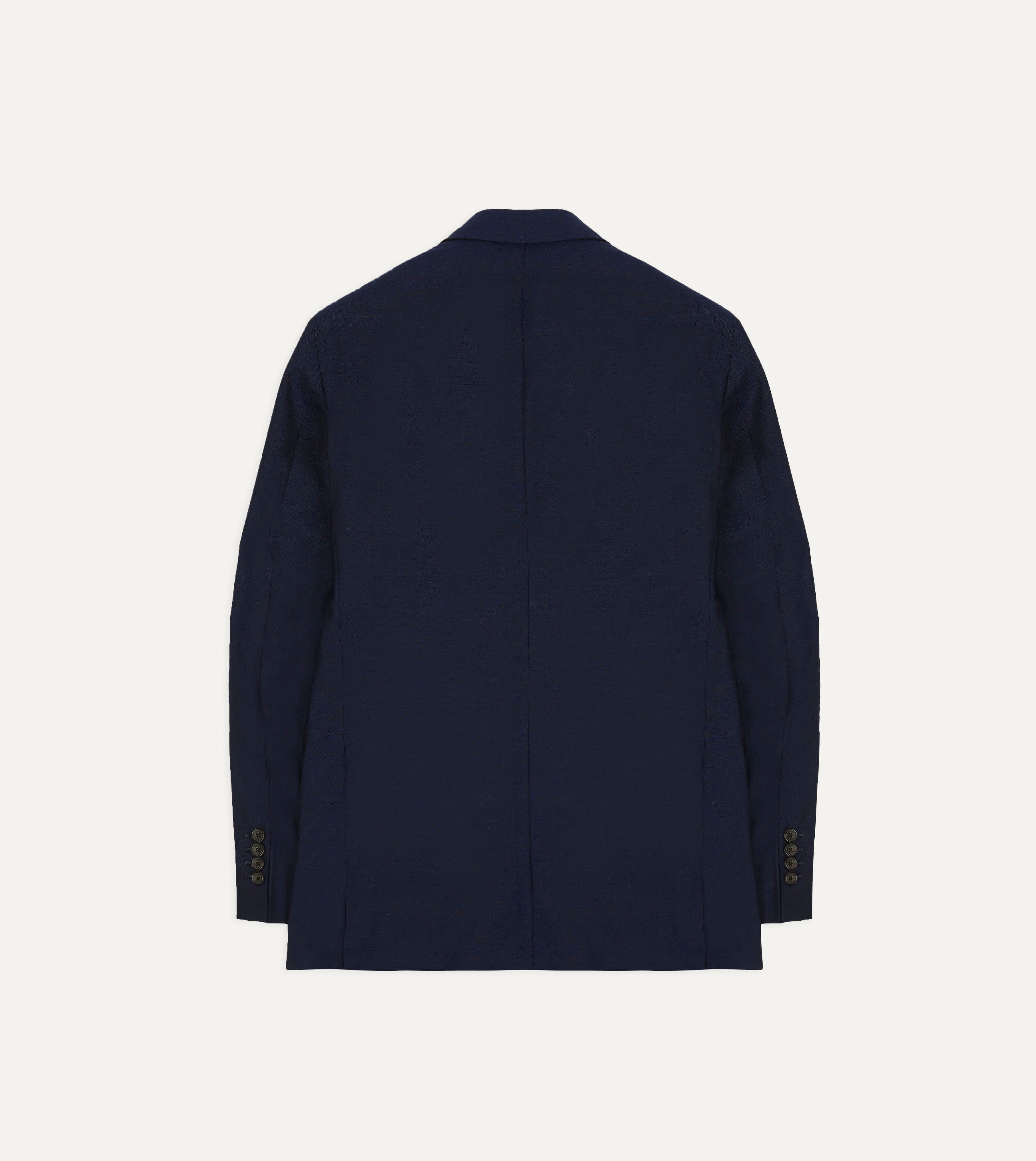 Light Navy Fresco Lite® Wool Tailored Jacket
