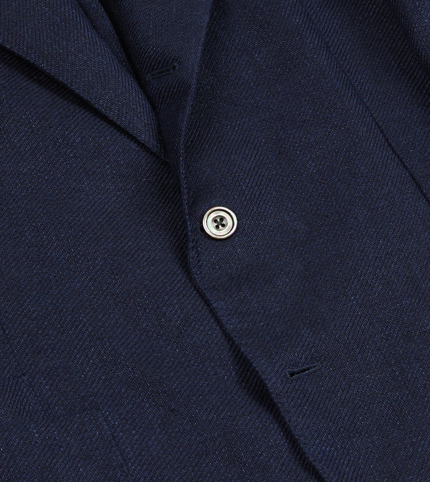 Navy Linen Blazer