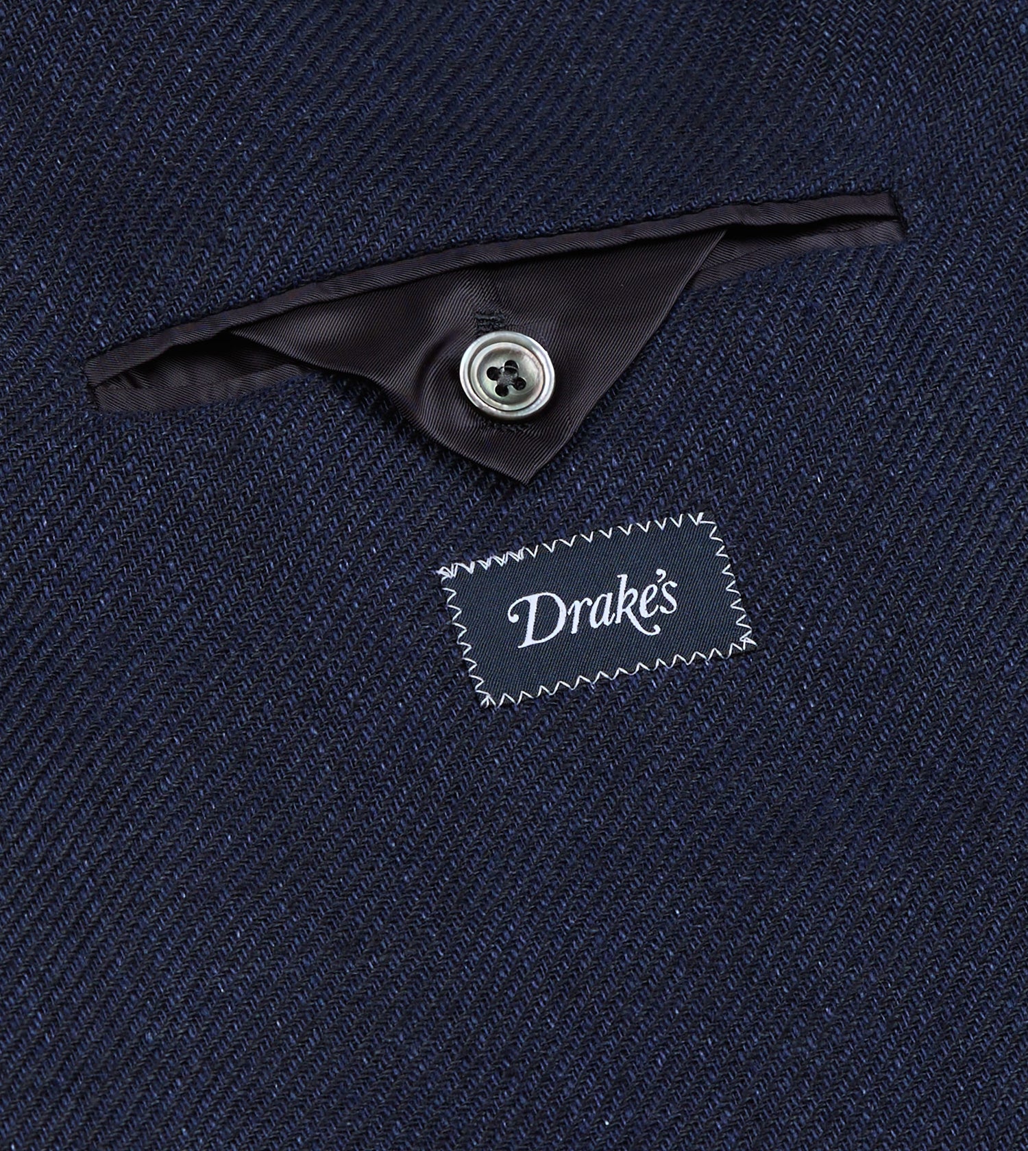 Navy Linen Blazer