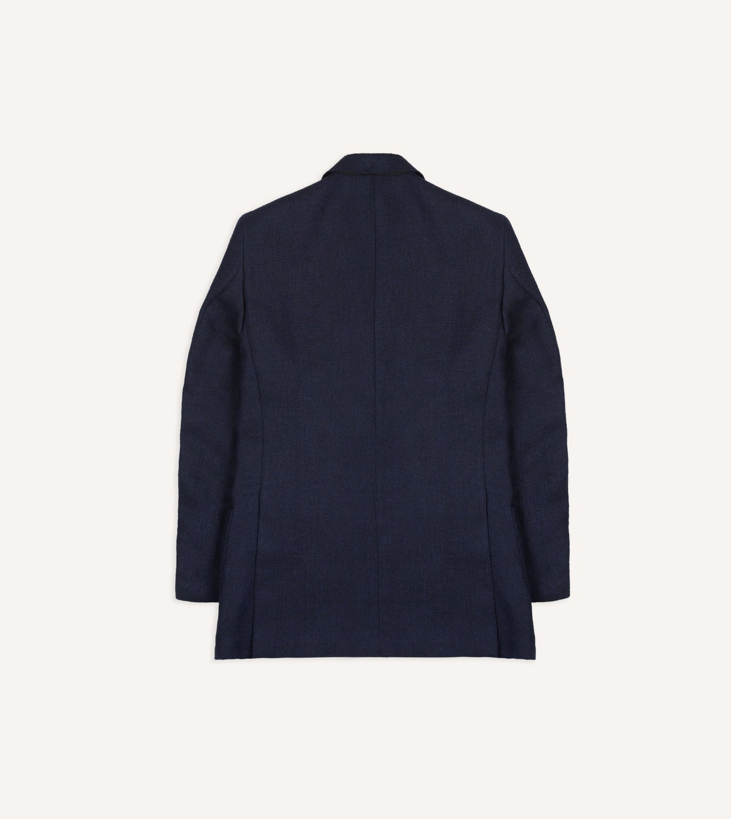 Navy Linen Blazer